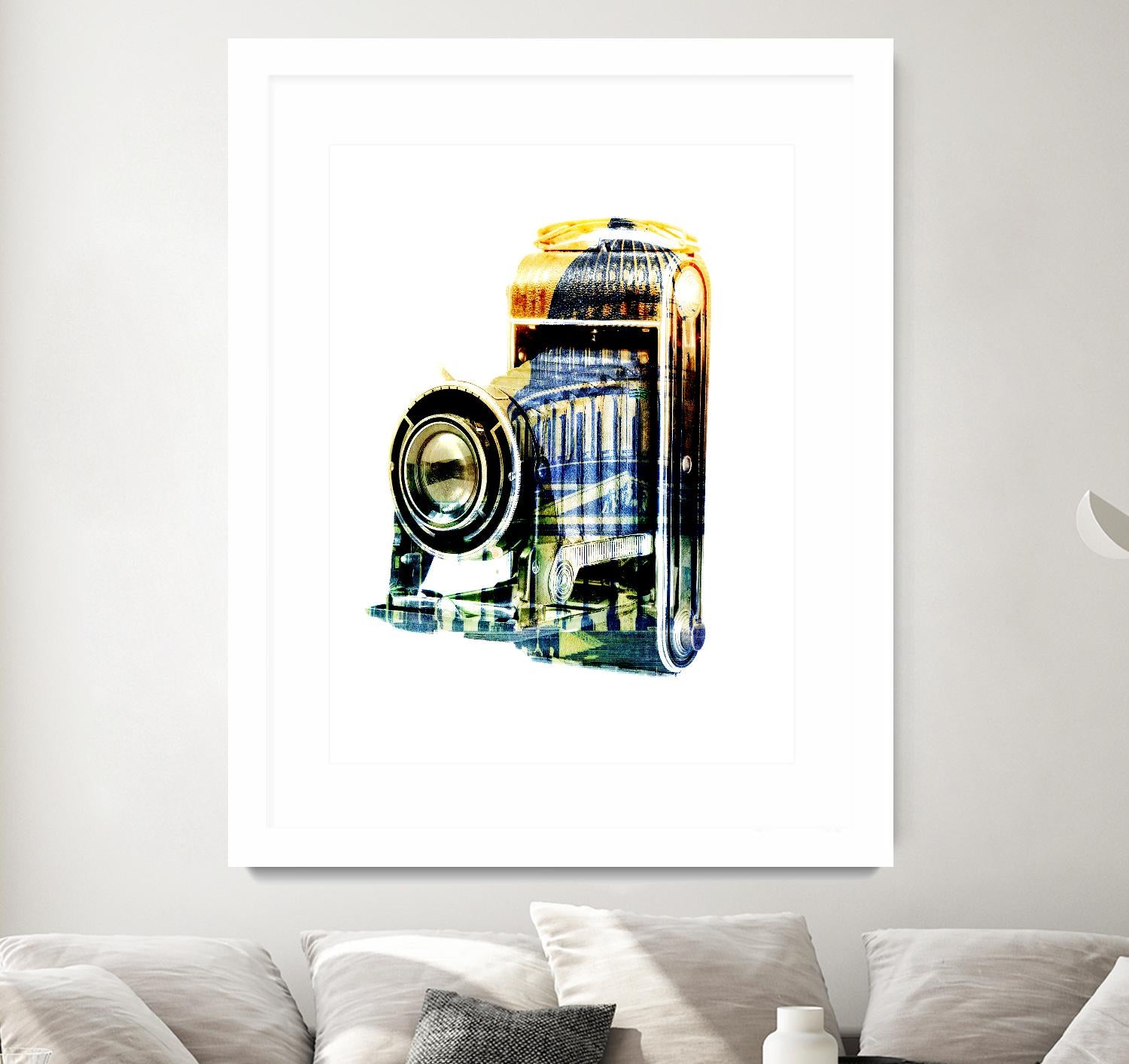 Vintage Washington DC by GI ArtLab on GIANT ART - yellow pop art - alternative