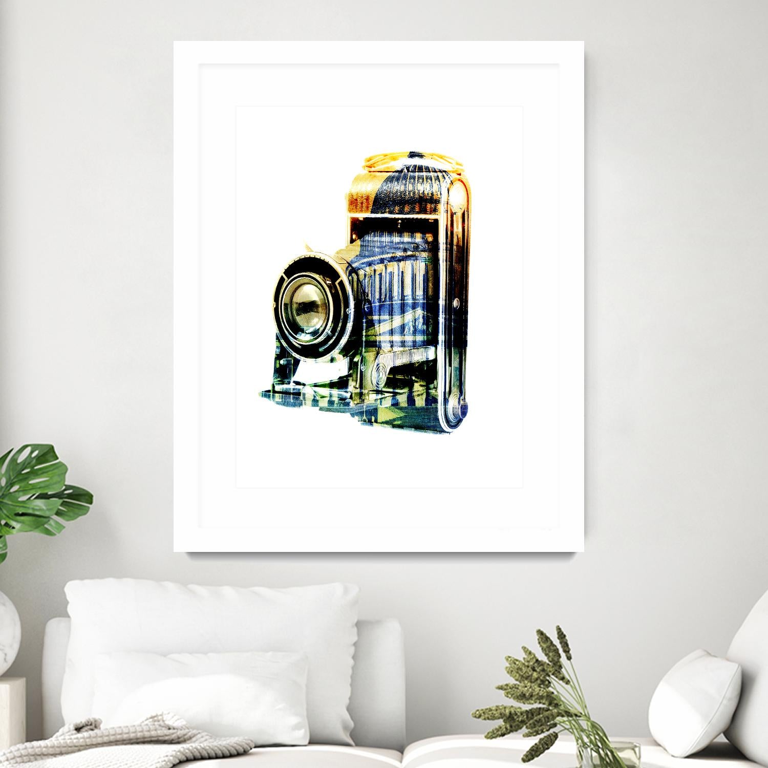Vintage Washington DC by GI ArtLab on GIANT ART - yellow pop art - alternative