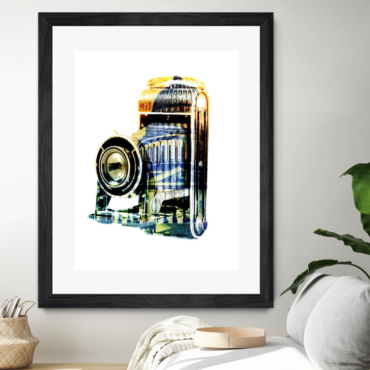 Vintage Washington DC by GI ArtLab on GIANT ART - yellow pop art - alternative