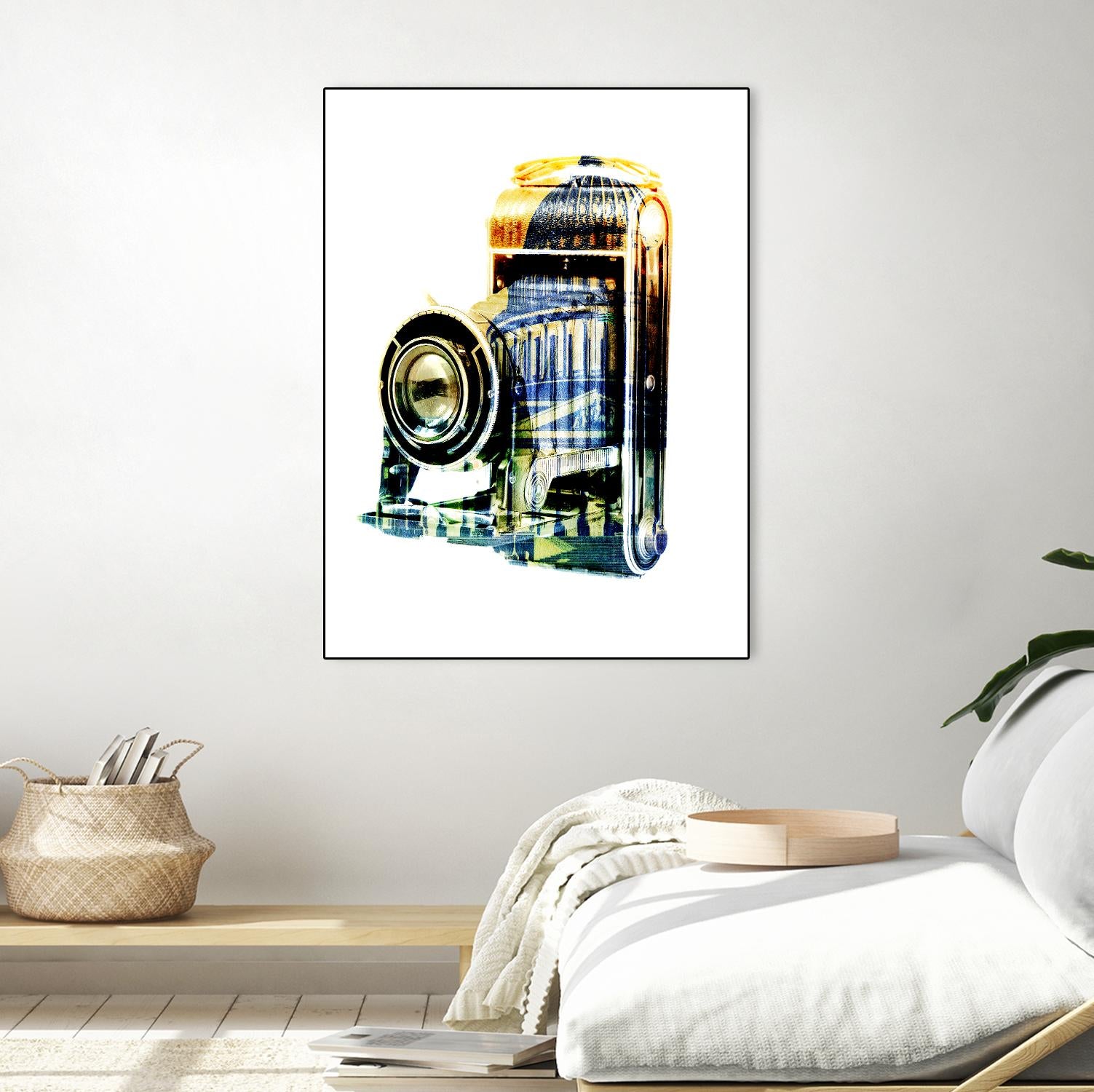 Vintage Washington DC by GI ArtLab on GIANT ART - yellow pop art - alternative