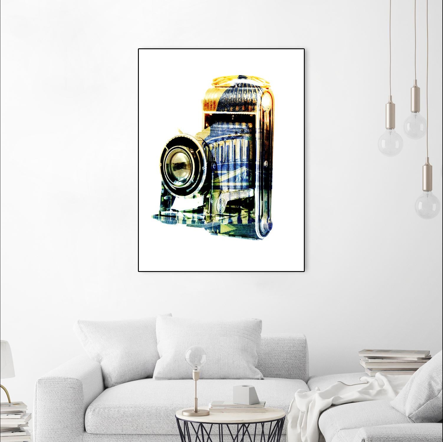 Vintage Washington DC by GI ArtLab on GIANT ART - yellow pop art - alternative