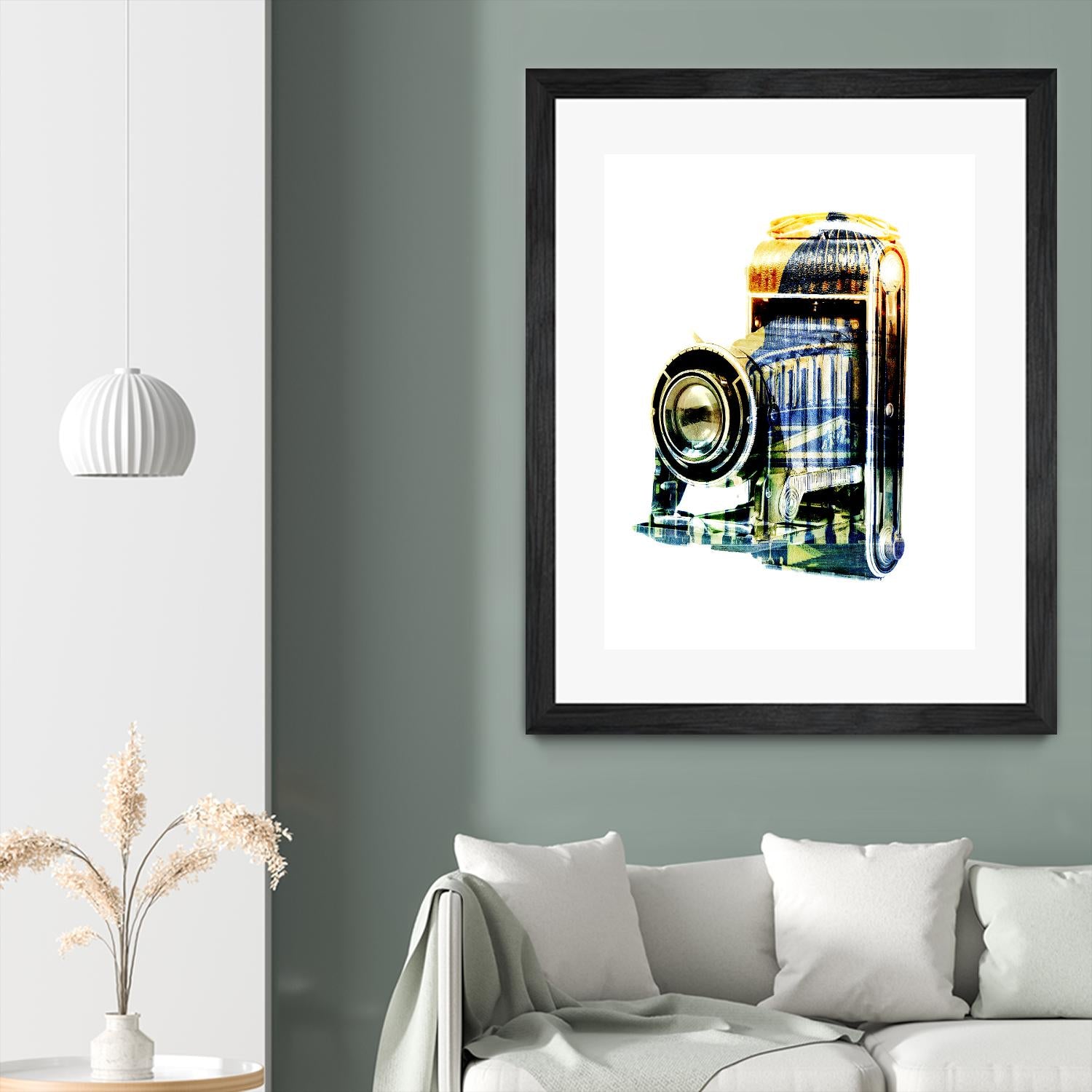 Vintage Washington DC by GI ArtLab on GIANT ART - yellow pop art - alternative