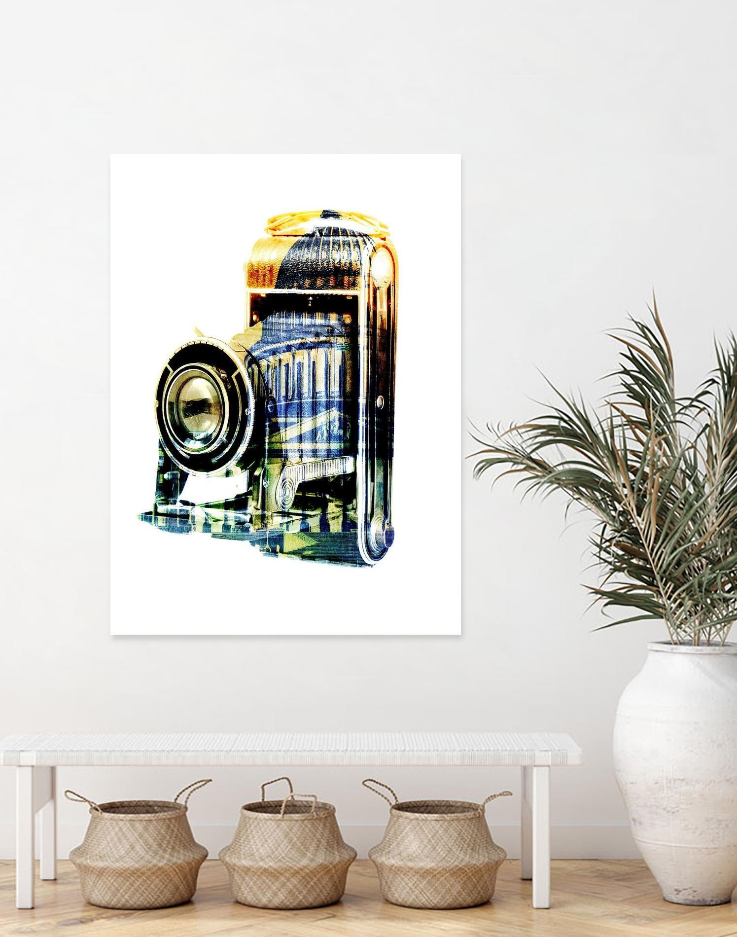 Vintage Washington DC by GI ArtLab on GIANT ART - yellow pop art - alternative