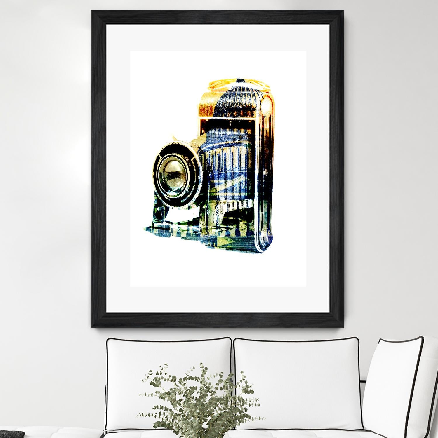 Vintage Washington DC by GI ArtLab on GIANT ART - yellow pop art - alternative