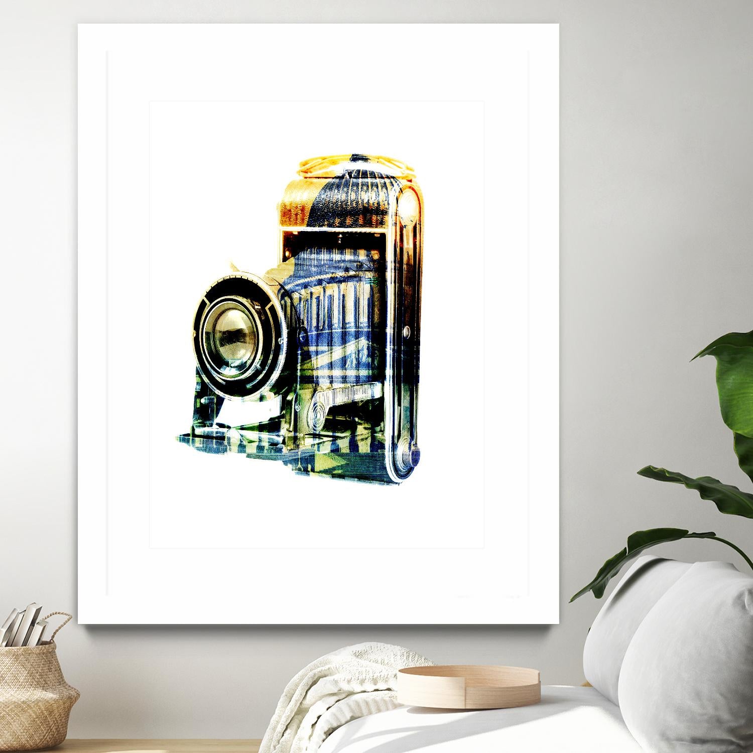 Vintage Washington DC by GI ArtLab on GIANT ART - yellow pop art - alternative