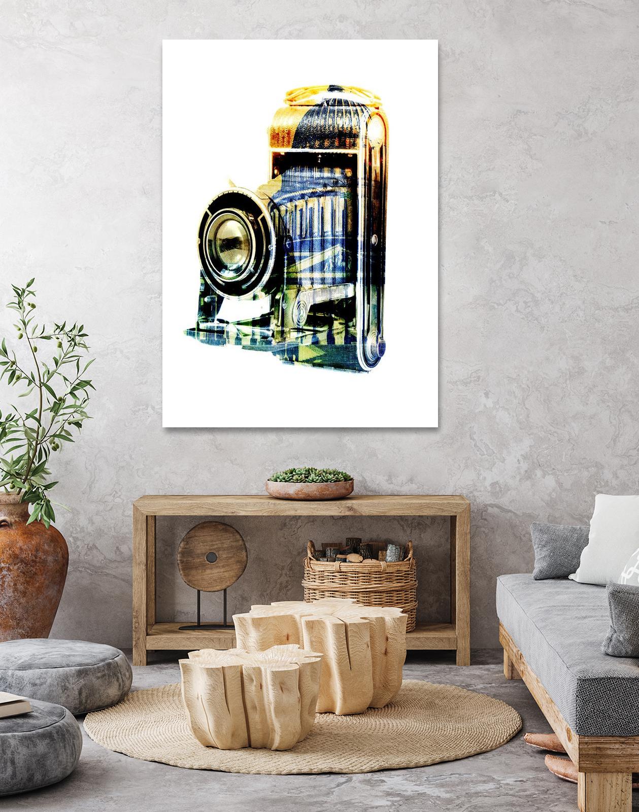 Vintage Washington DC by GI ArtLab on GIANT ART - yellow pop art - alternative