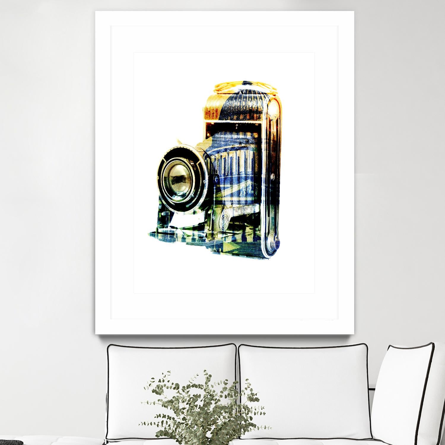 Vintage Washington DC by GI ArtLab on GIANT ART - yellow pop art - alternative