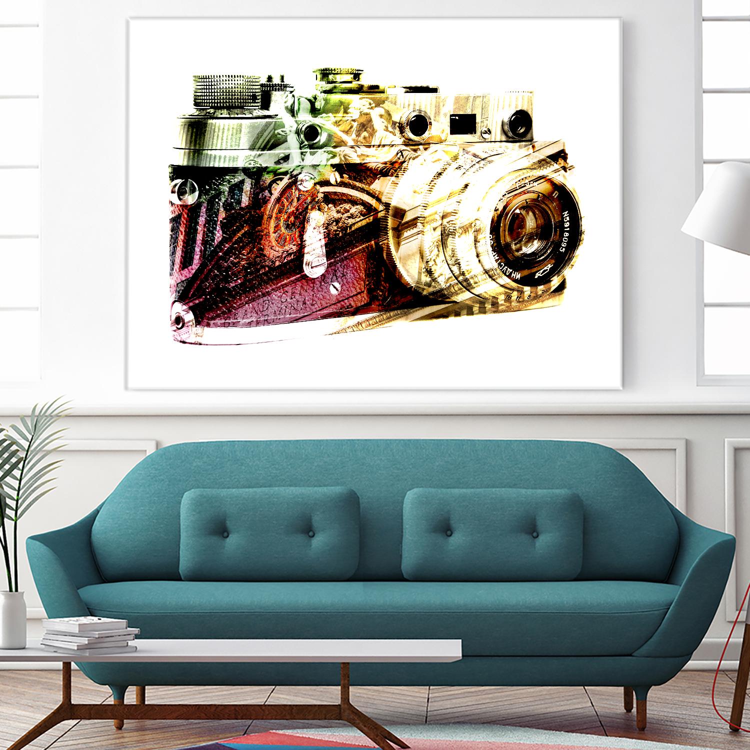 Grand Central Snapshot by GI ArtLab on GIANT ART - yellow pop art - alternative