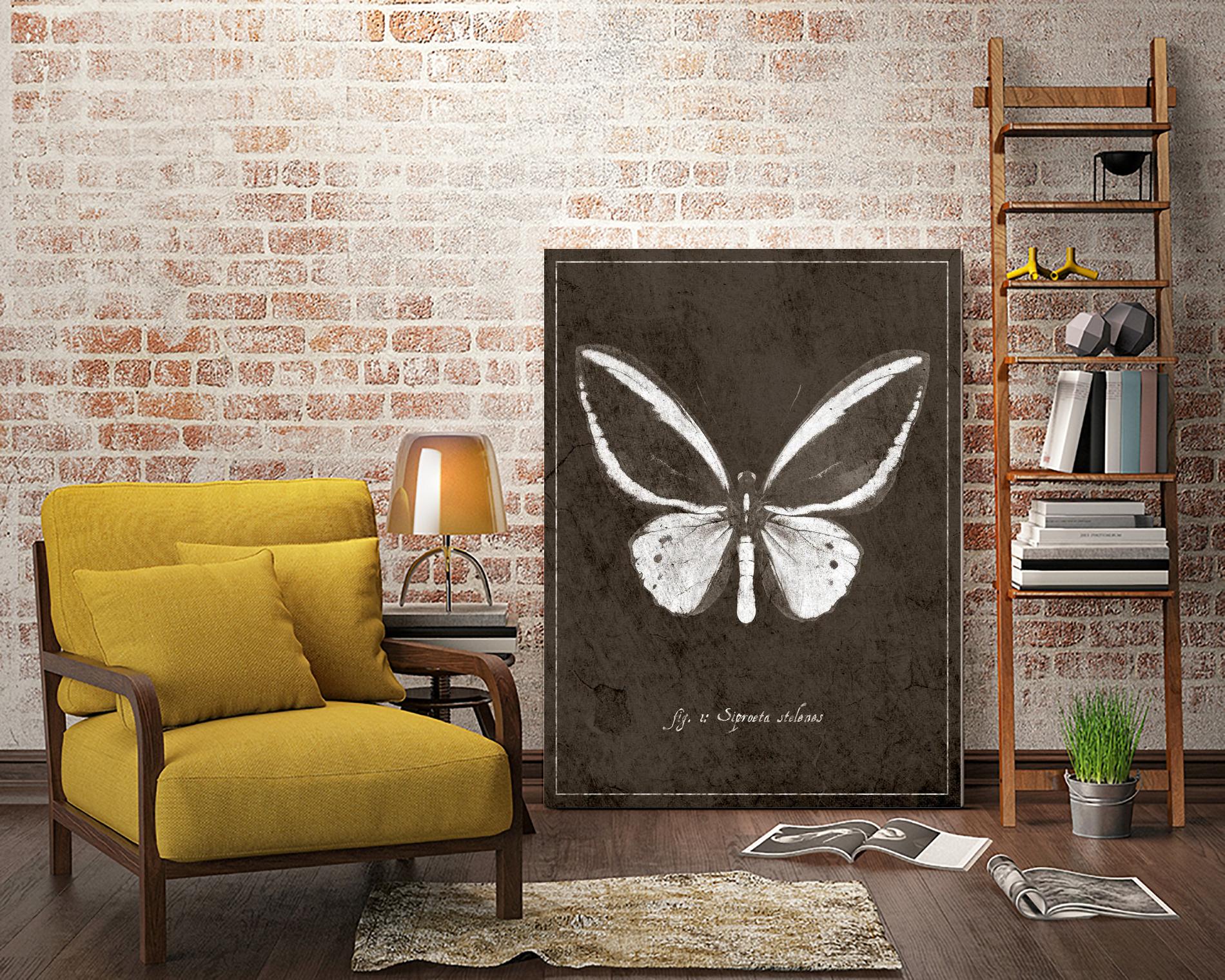 Butterfly I by GI ArtLab on GIANT ART - white botany