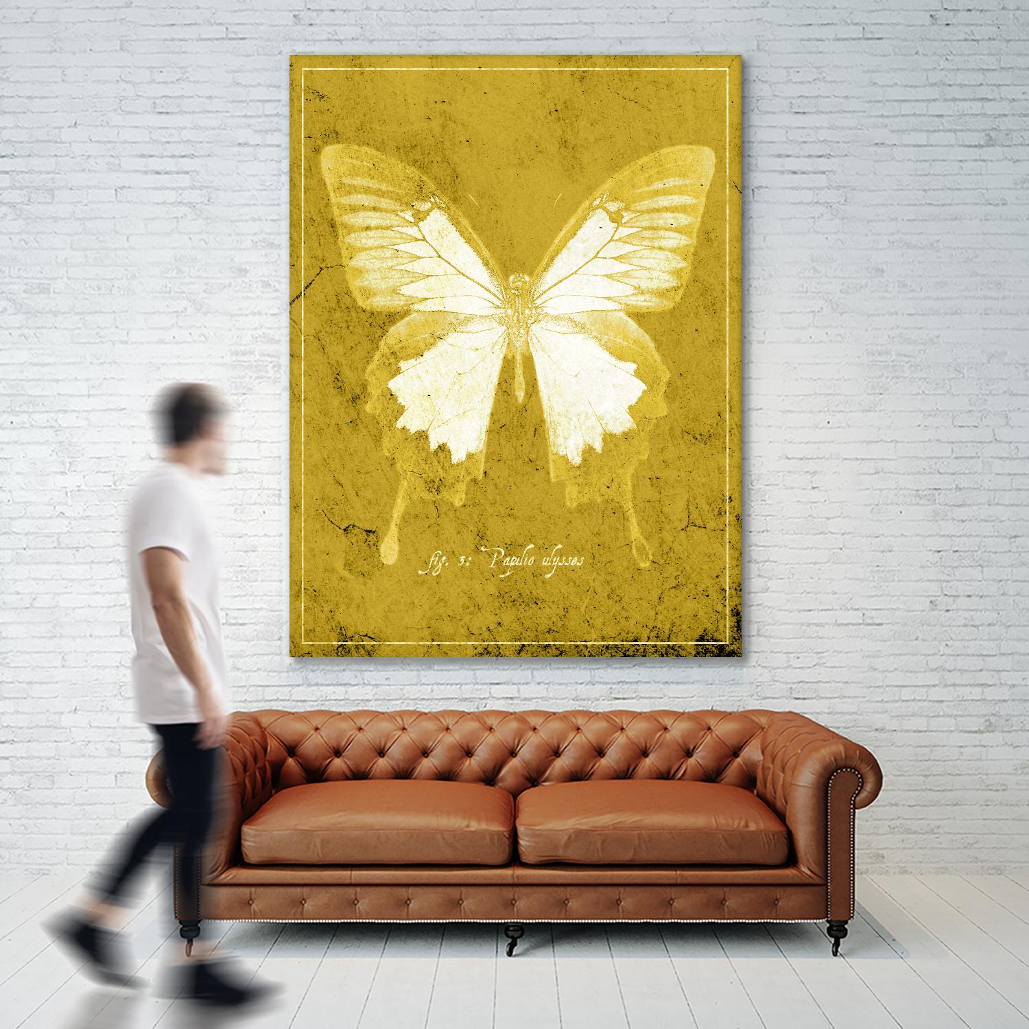 Butterfly L by GI ArtLab on GIANT ART - pink animals