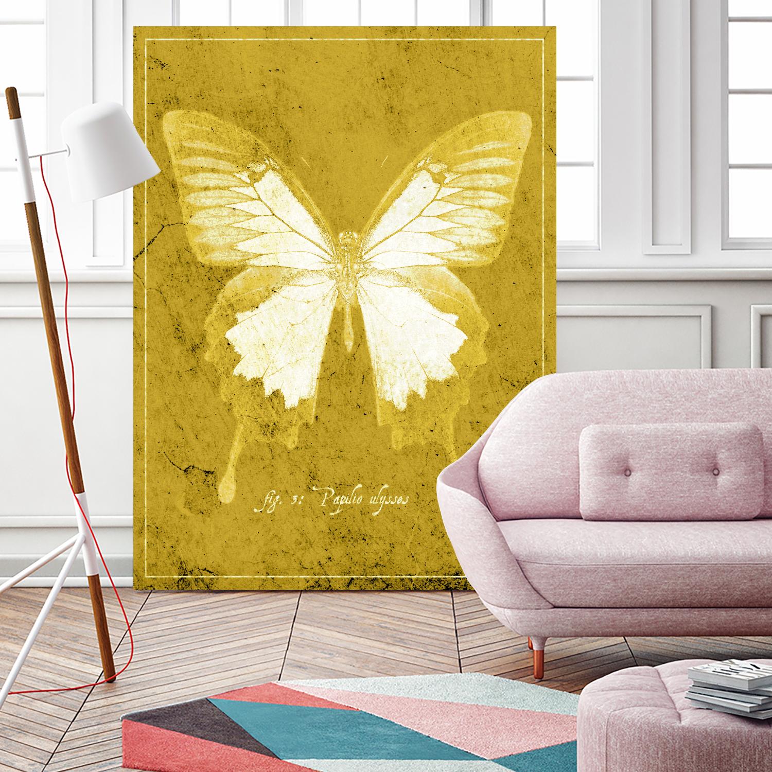 Butterfly L by GI ArtLab on GIANT ART - pink animals