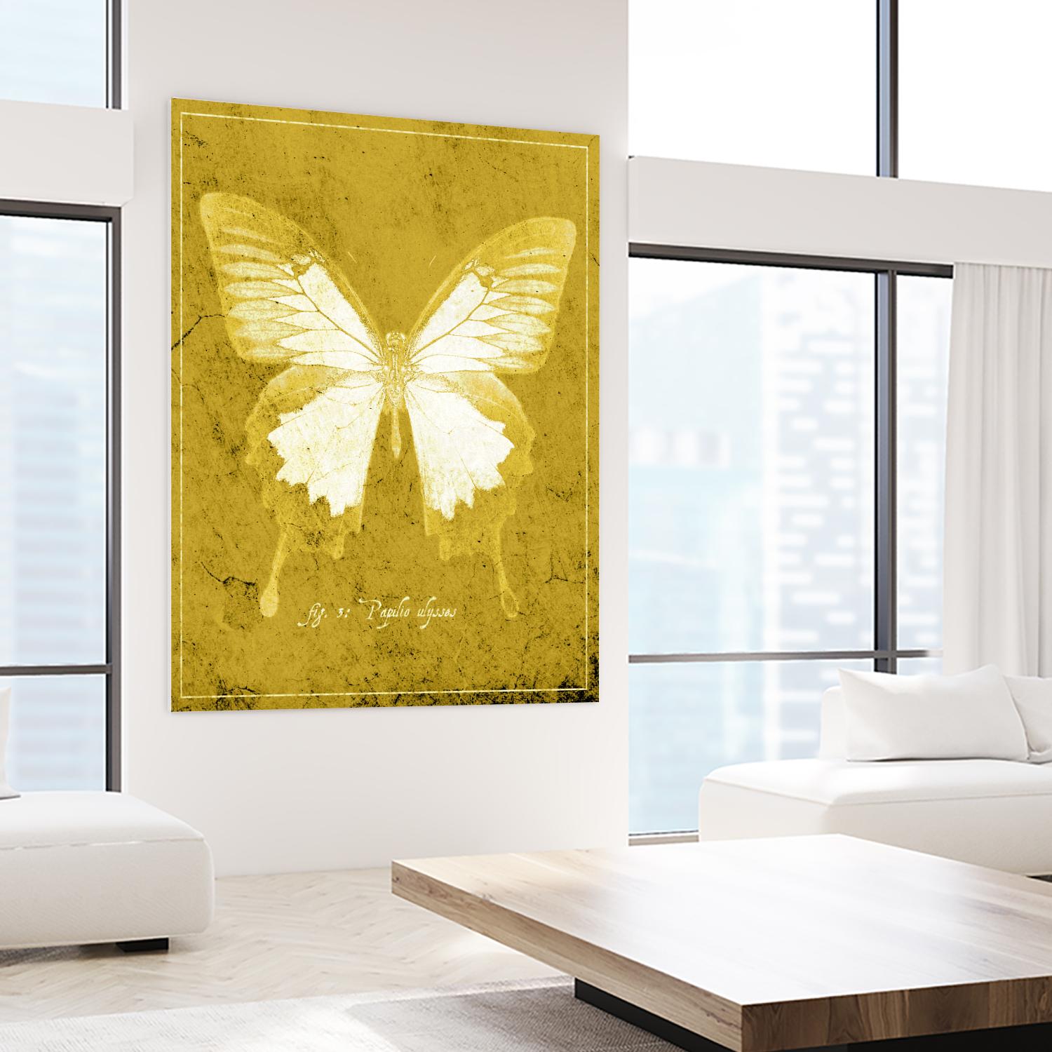 Butterfly L by GI ArtLab on GIANT ART - pink animals