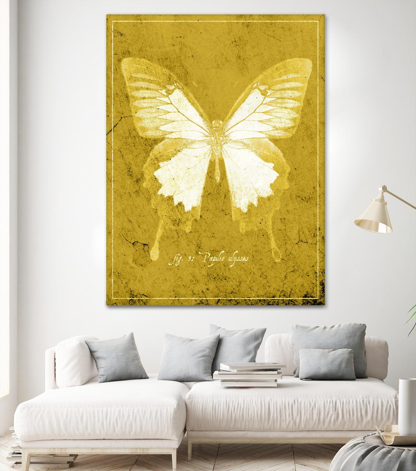 Butterfly L by GI ArtLab on GIANT ART - pink animals