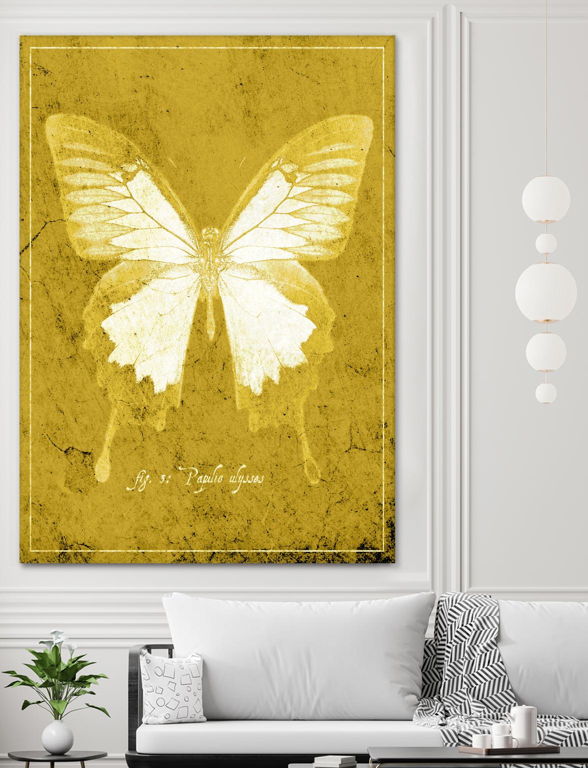 Butterfly L by GI ArtLab on GIANT ART - pink animals