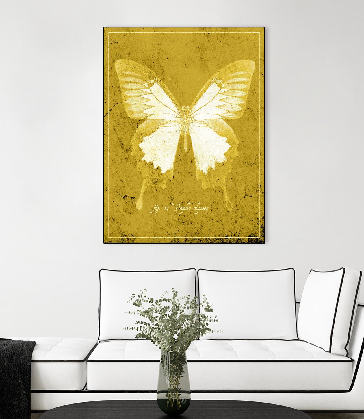 Butterfly L by GI ArtLab on GIANT ART - pink animals