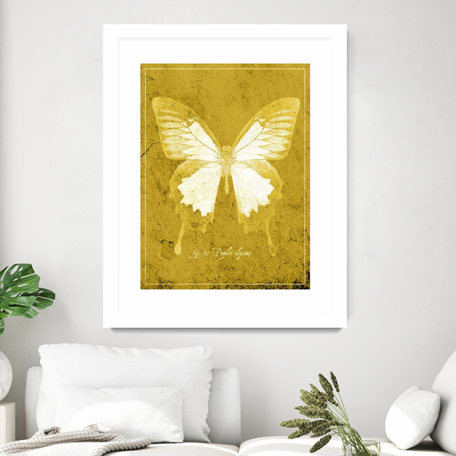 Butterfly L by GI ArtLab on GIANT ART - pink animals