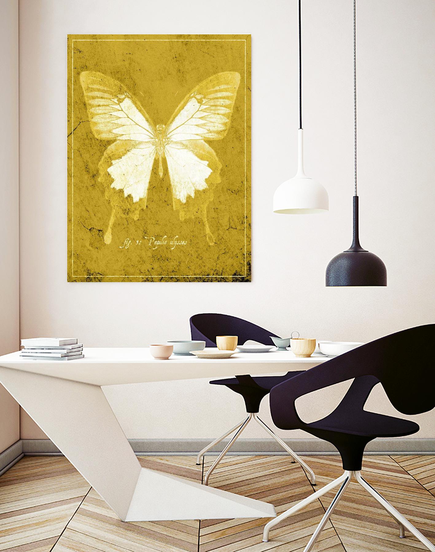 Butterfly L by GI ArtLab on GIANT ART - pink animals