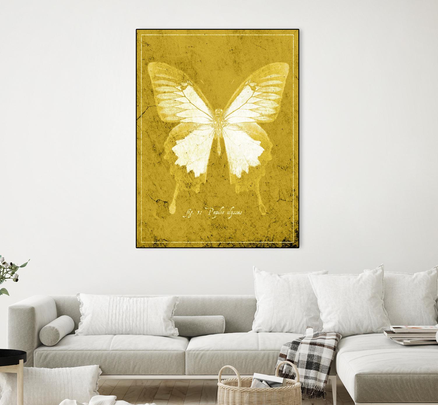 Butterfly L by GI ArtLab on GIANT ART - pink animals
