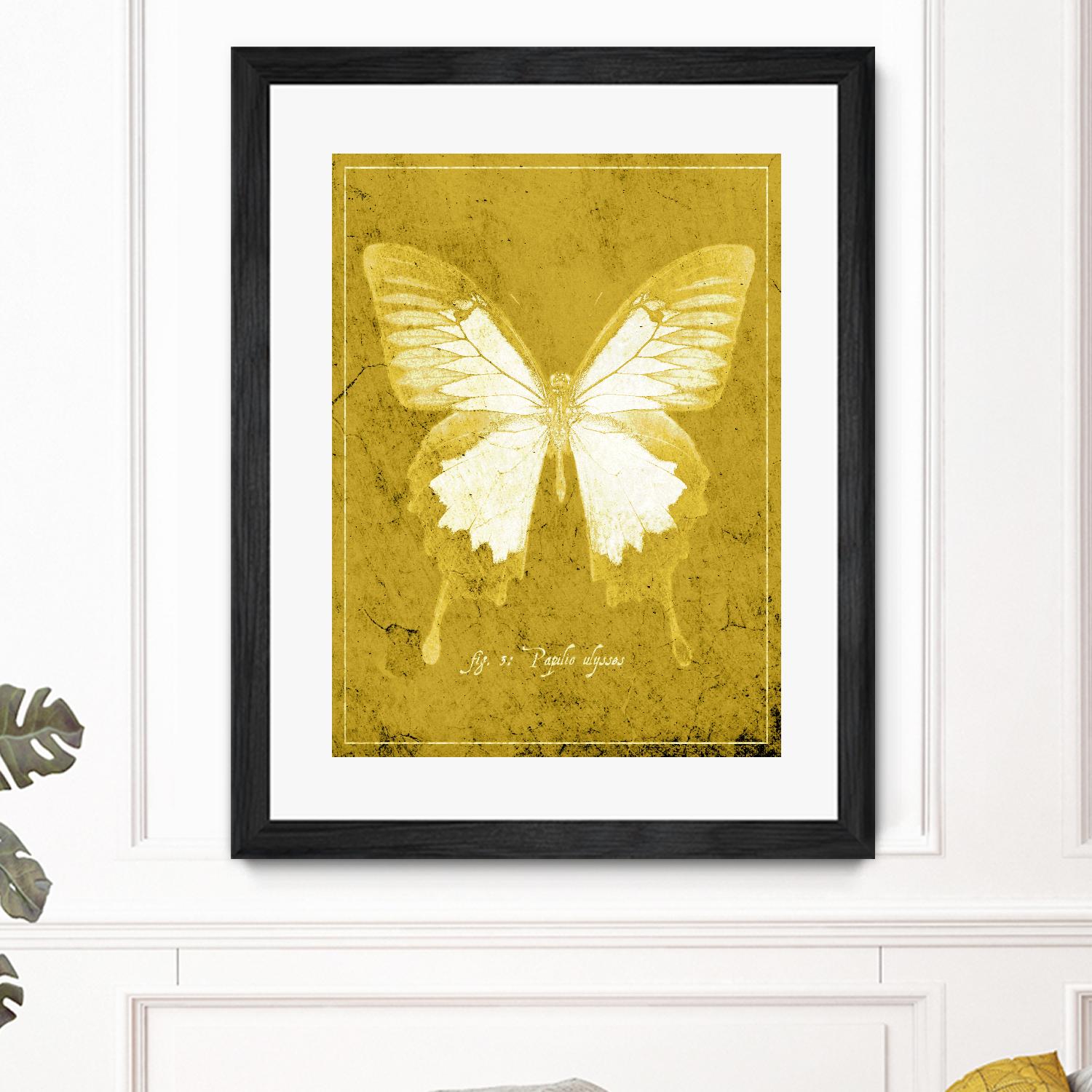 Butterfly L by GI ArtLab on GIANT ART - pink animals