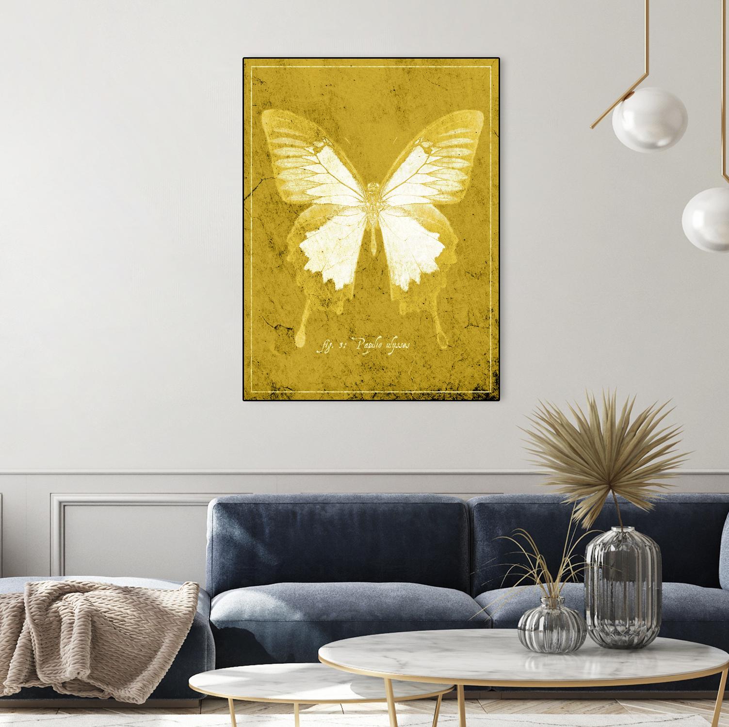 Butterfly L by GI ArtLab on GIANT ART - pink animals