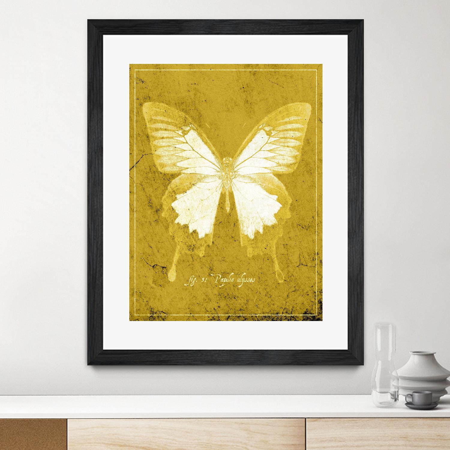 Butterfly L by GI ArtLab on GIANT ART - pink animals