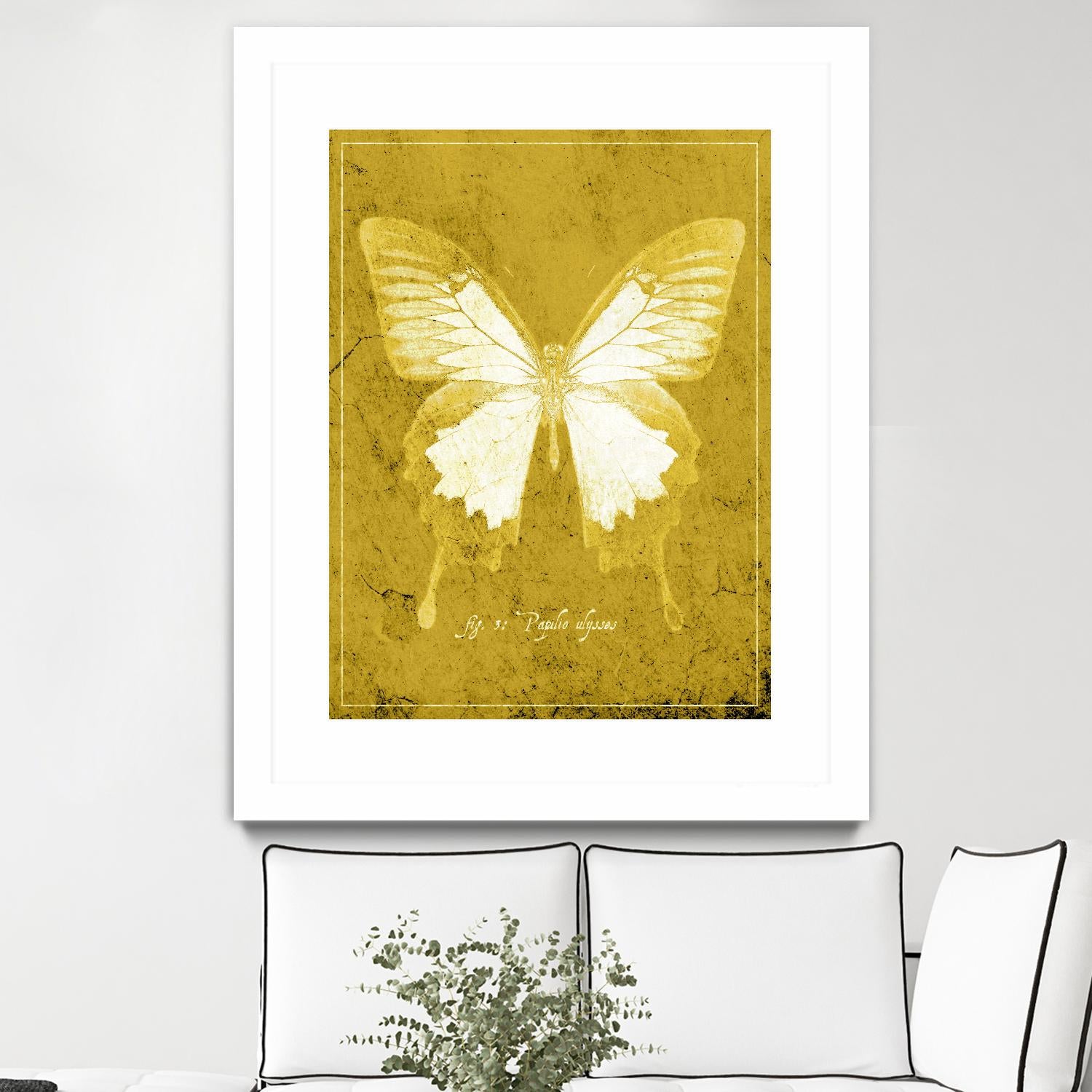 Butterfly L by GI ArtLab on GIANT ART - pink animals