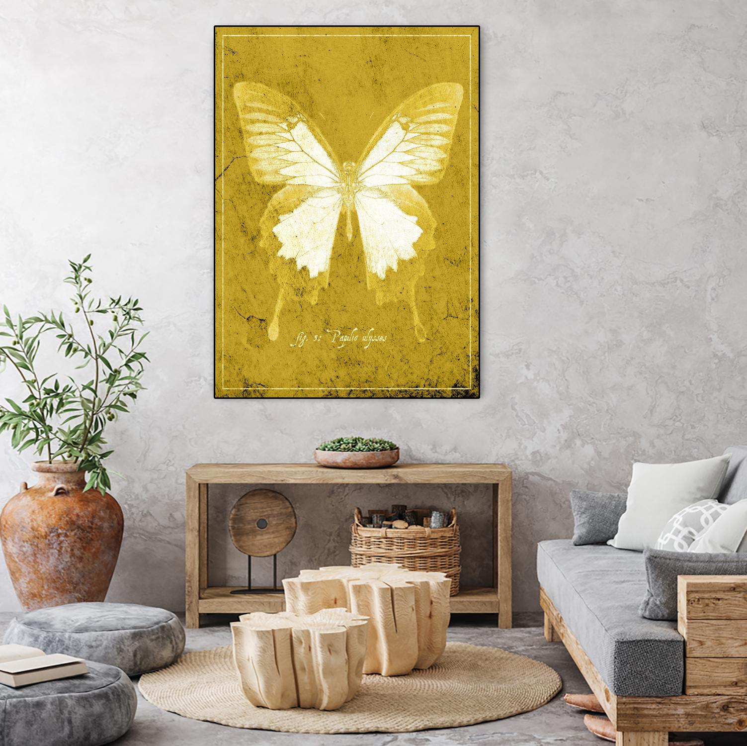 Butterfly L by GI ArtLab on GIANT ART - pink animals