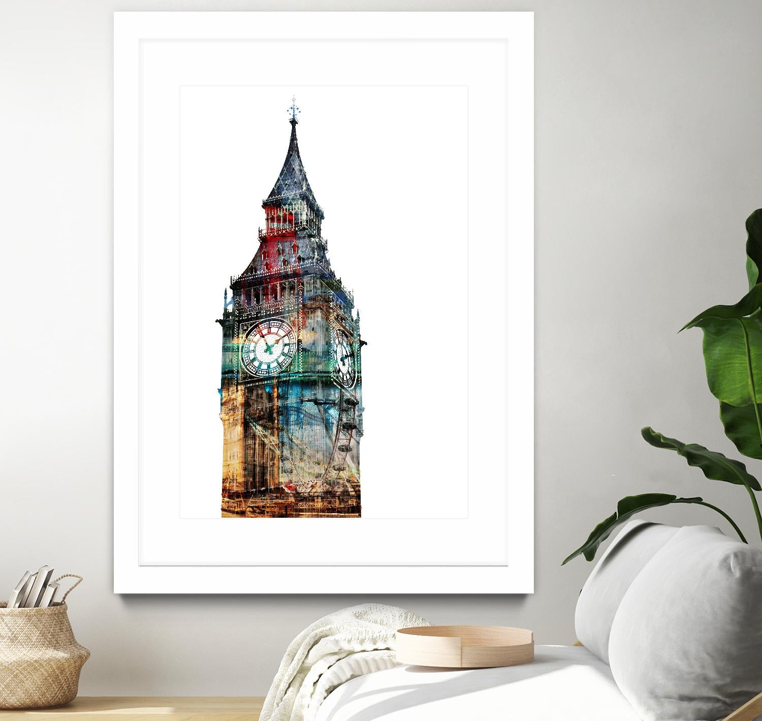 London Spirit by THE Studio on GIANT ART - blue city scene