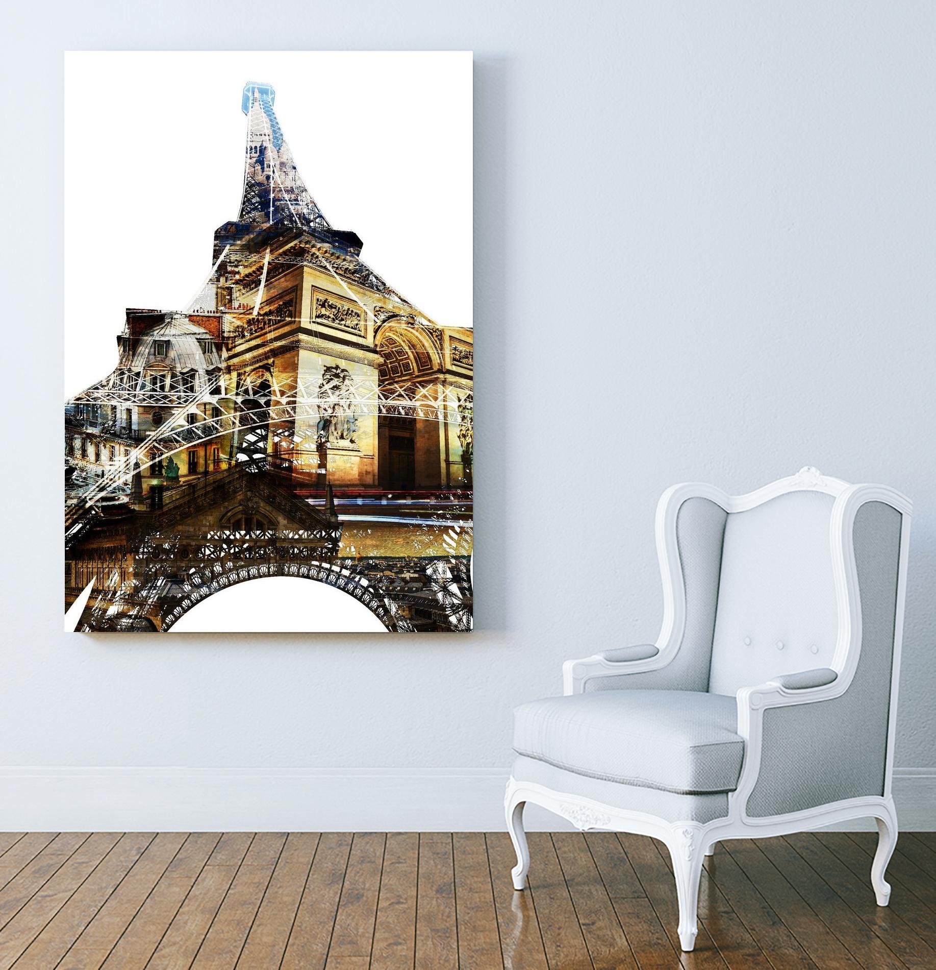 Paris Spirit by THE Studio on GIANT ART - yellow city scene