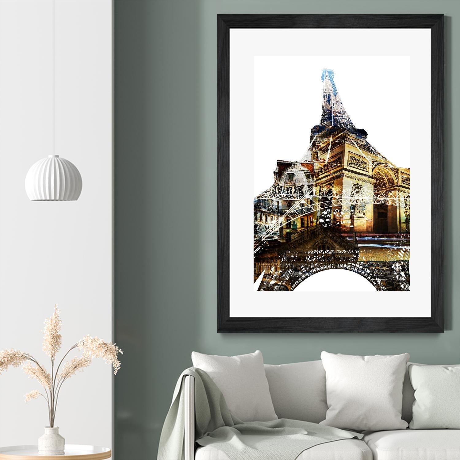 Paris Spirit by THE Studio on GIANT ART - yellow city scene