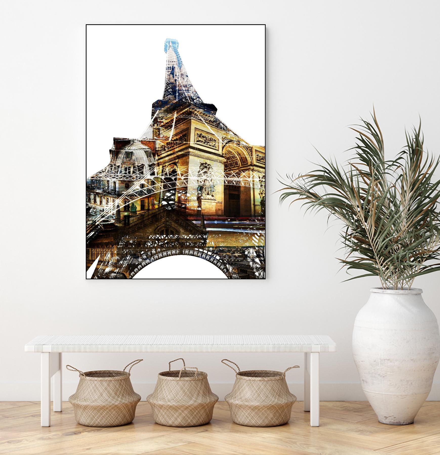 Paris Spirit by THE Studio on GIANT ART - yellow city scene