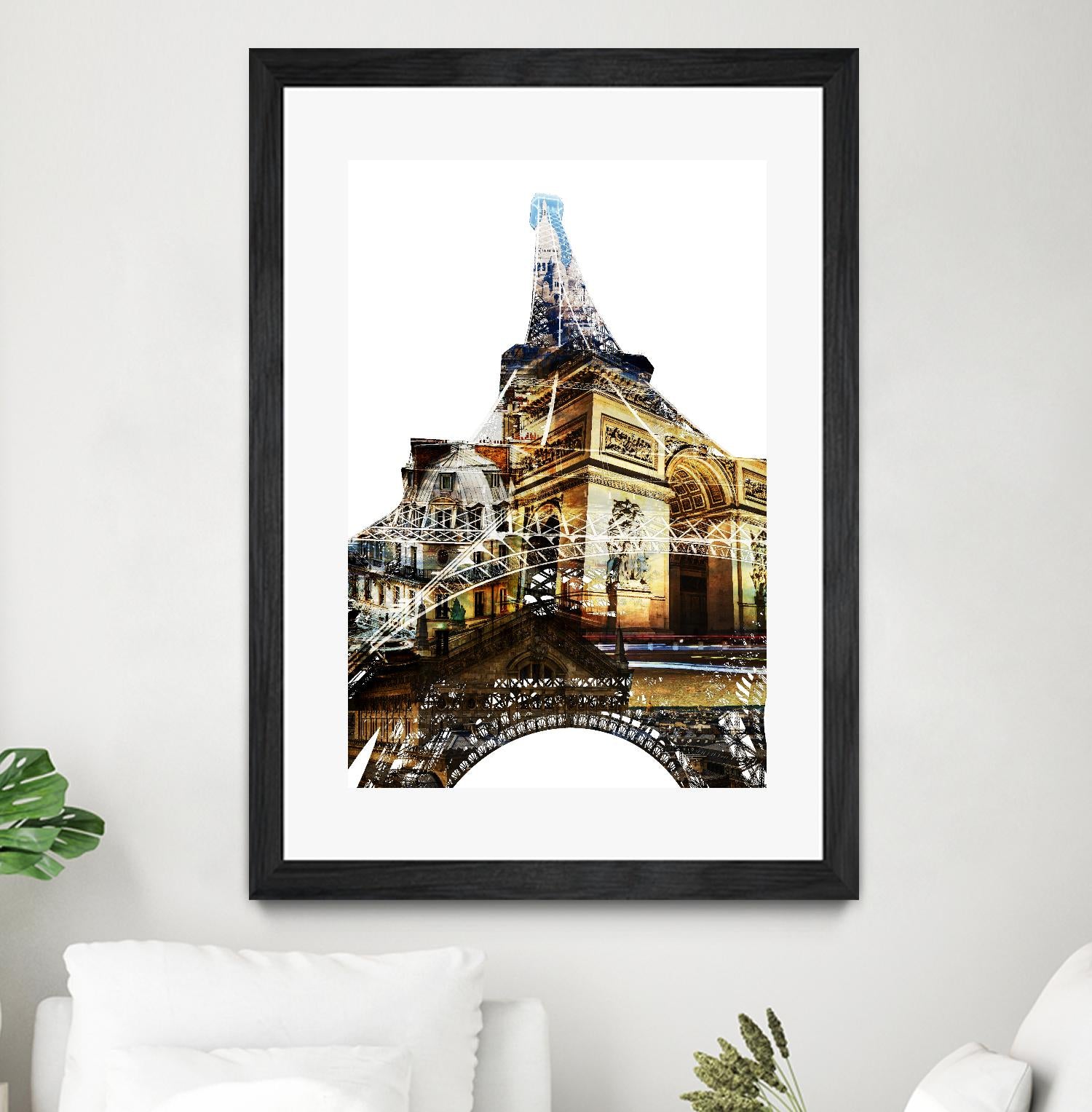 Paris Spirit by THE Studio on GIANT ART - yellow city scene