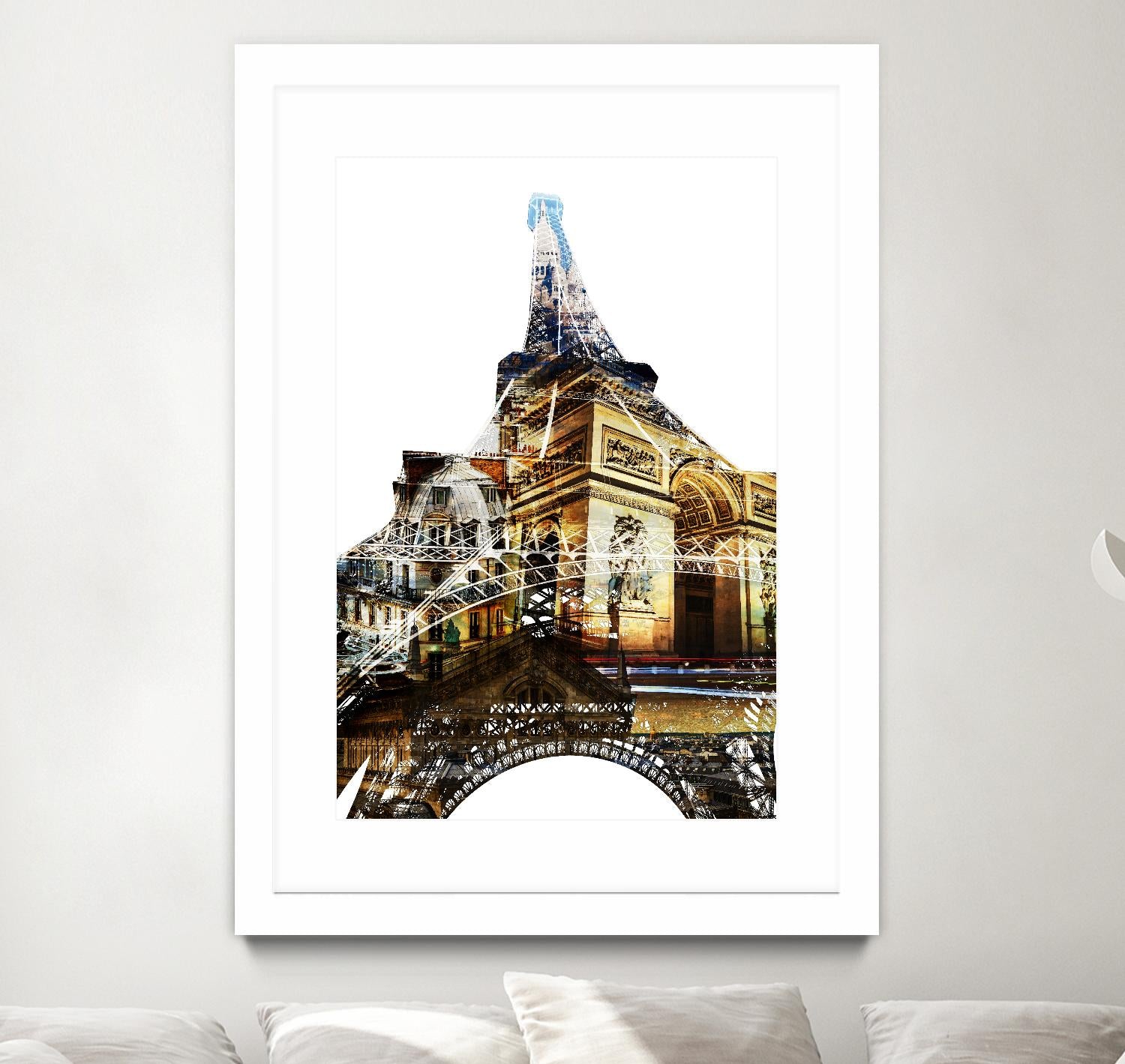 Paris Spirit by THE Studio on GIANT ART - yellow city scene