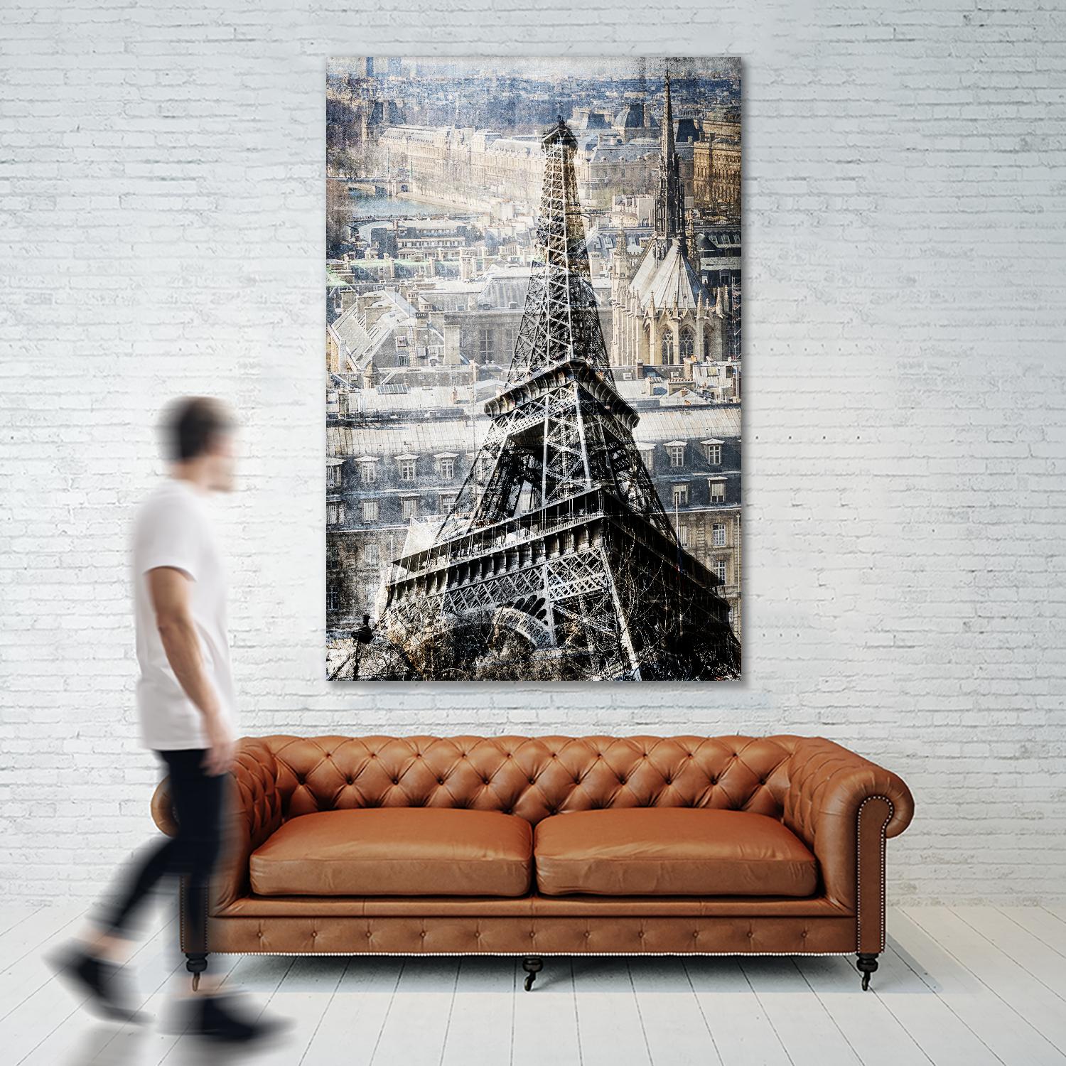 Paris by THE Studio on GIANT ART - black city scene