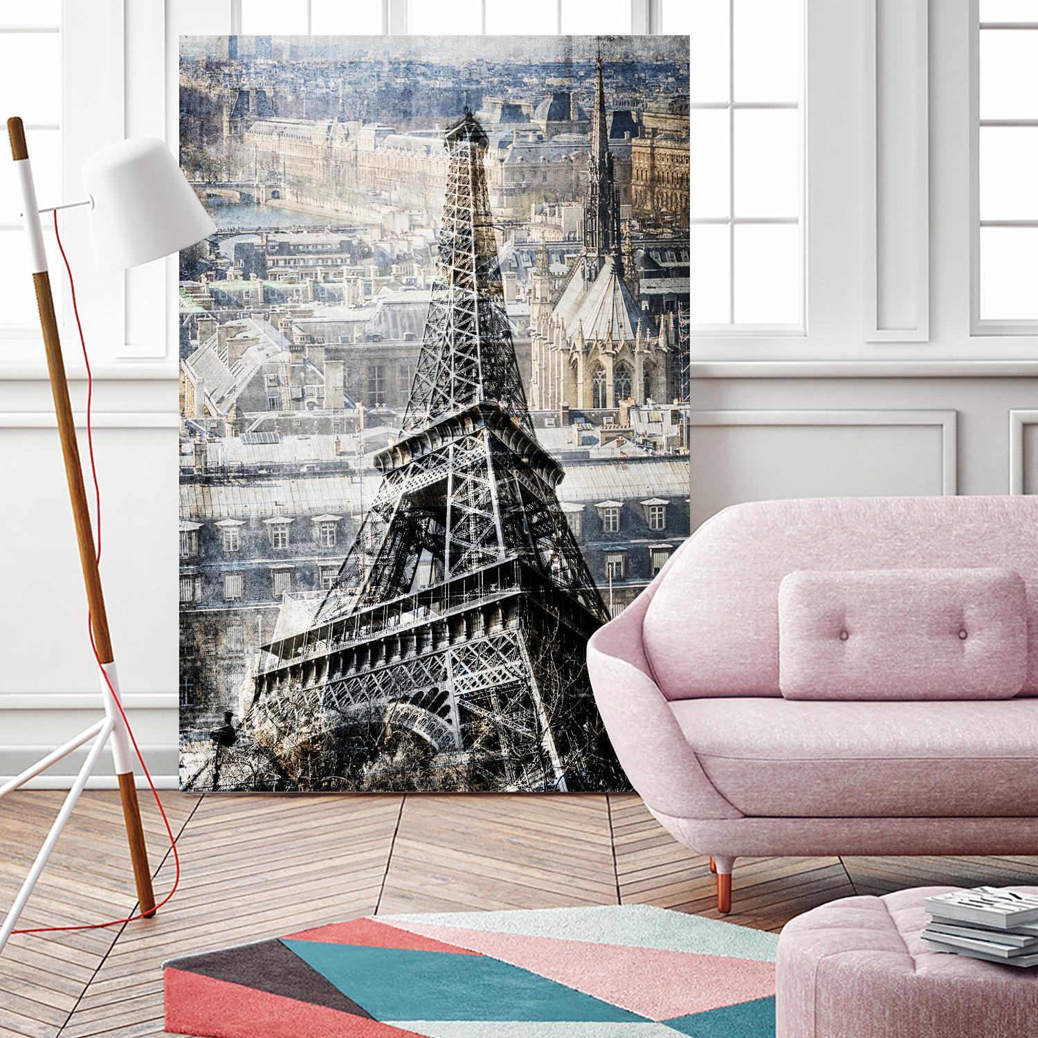Paris by THE Studio on GIANT ART - black city scene