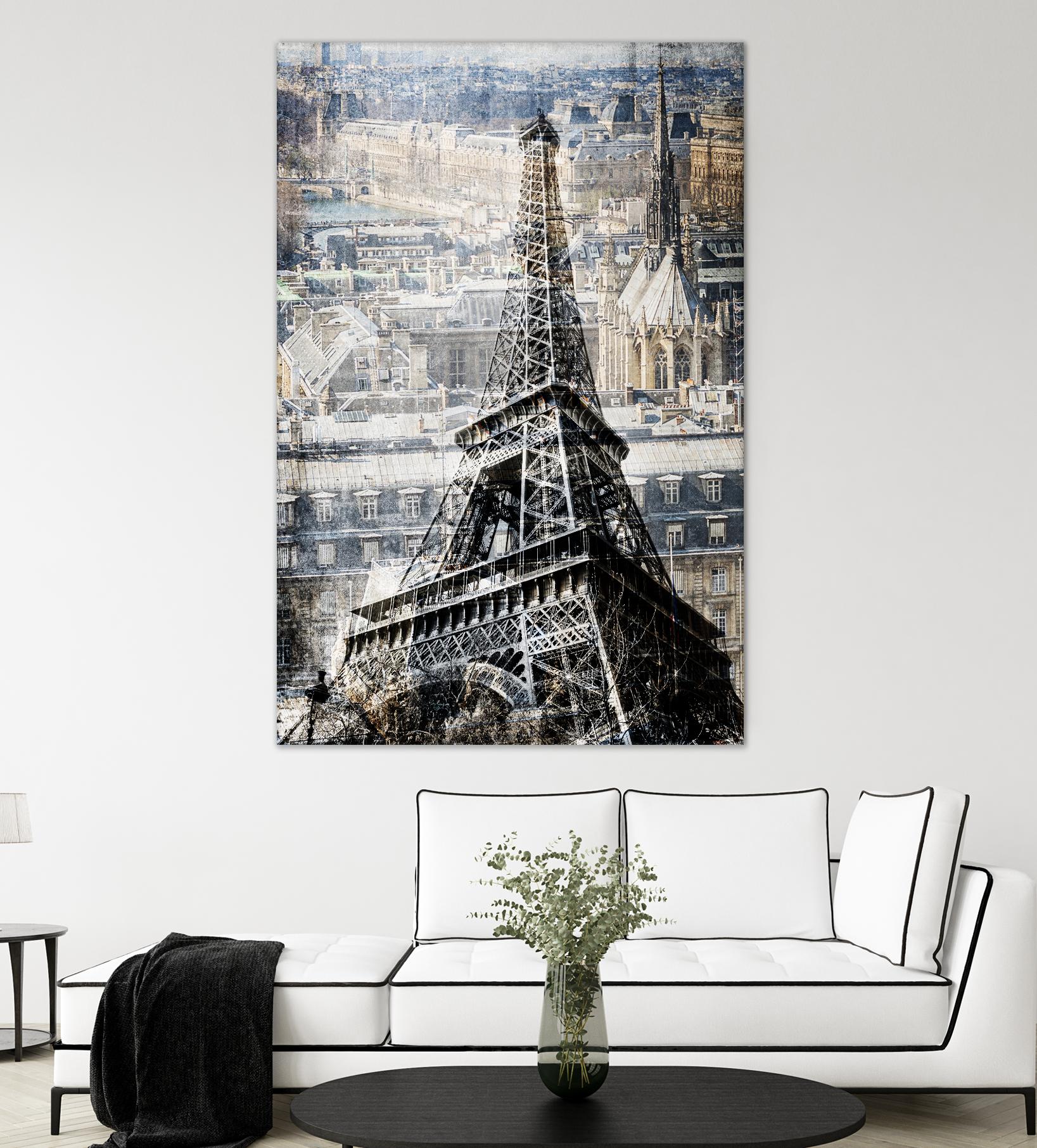 Paris by THE Studio on GIANT ART - black city scene