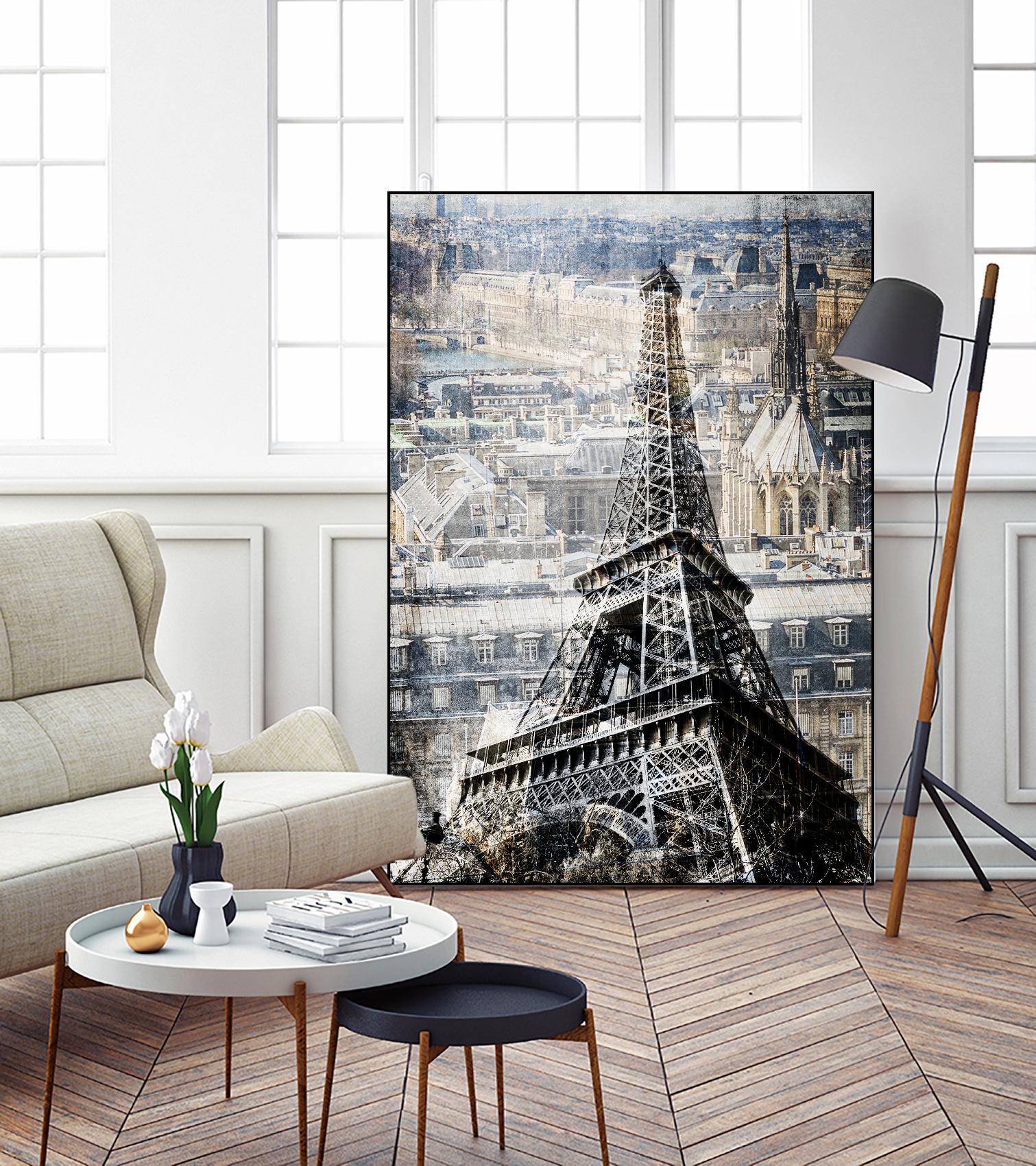 Paris by THE Studio on GIANT ART - black city scene
