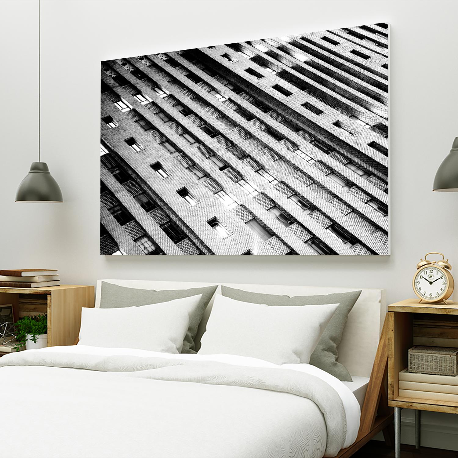 Downtown Building by Kyle Goldie on GIANT ART - white architectural