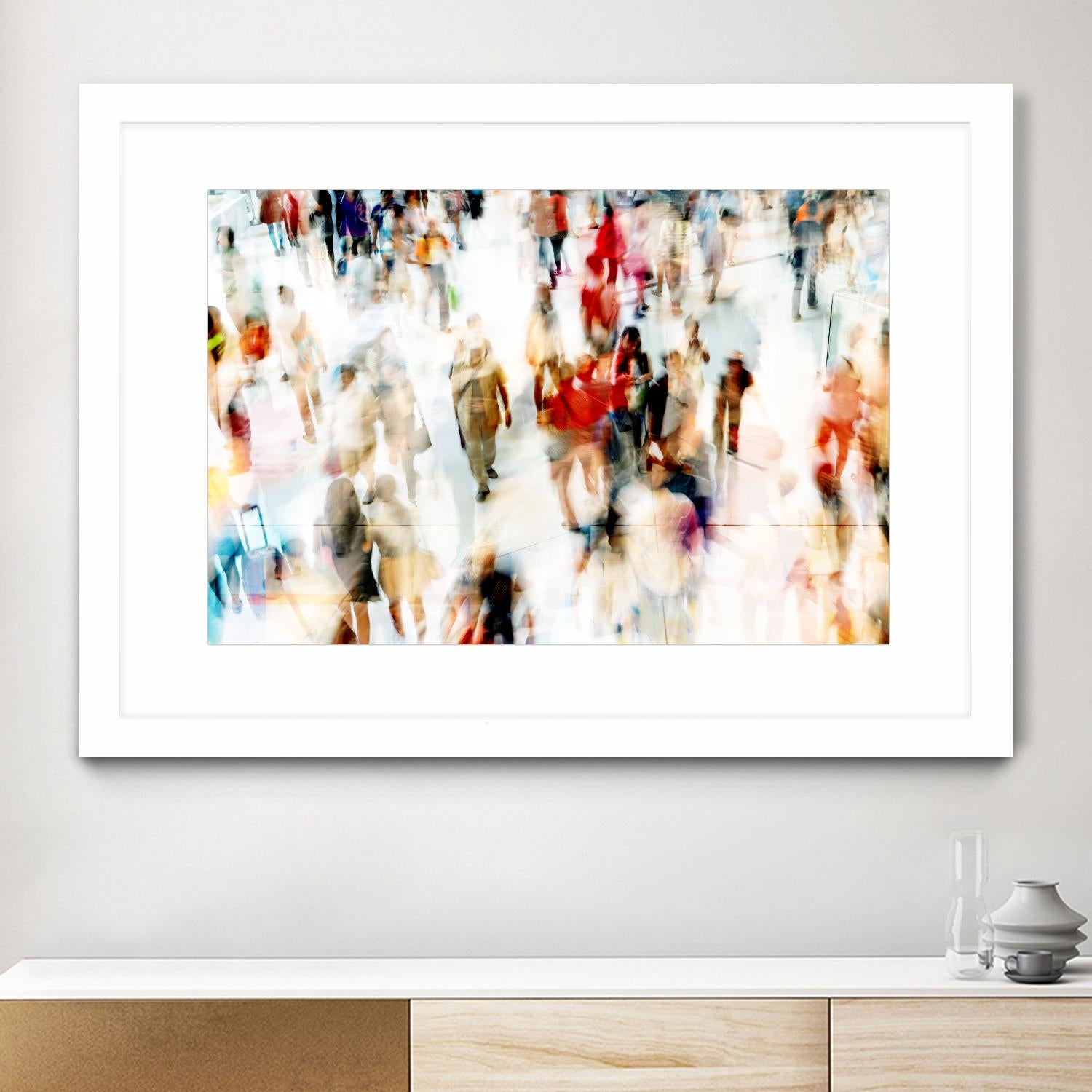 In Transit A by THE Studio on GIANT ART - red everyday life