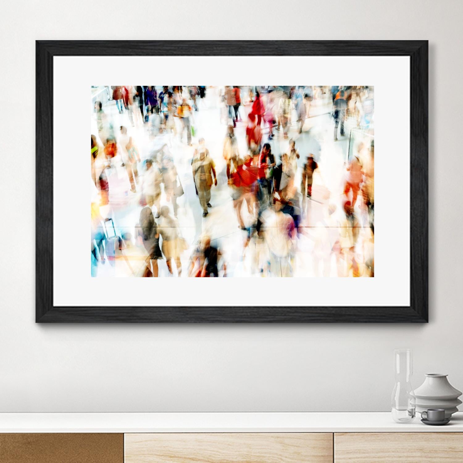 In Transit A by THE Studio on GIANT ART - red everyday life