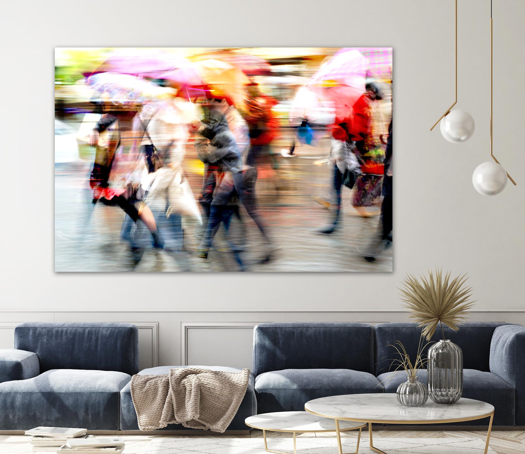 Rainy Days C by THE Studio on GIANT ART - red everyday life