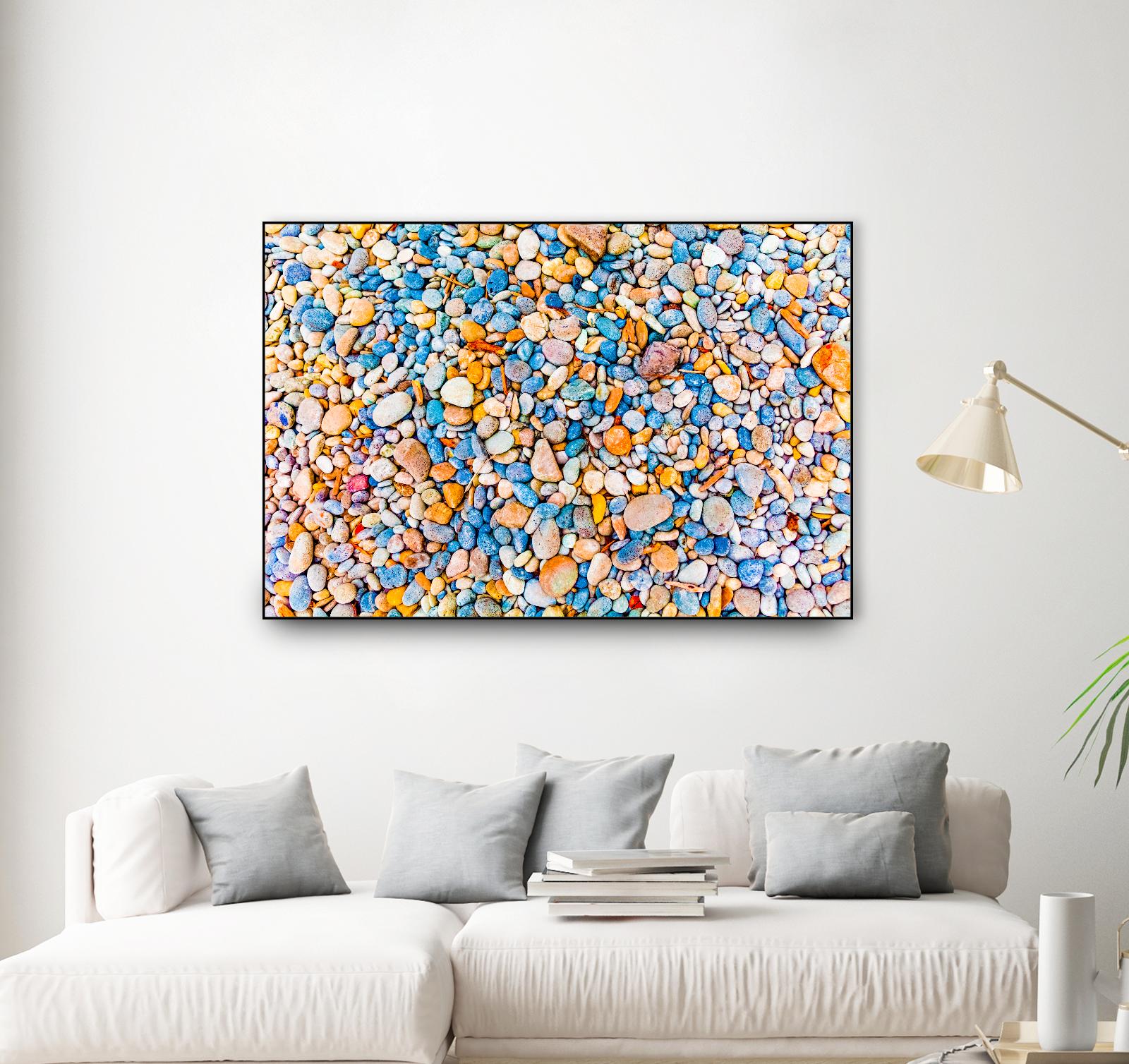 Colorful Beach Rocks by Kyle Goldie on GIANT ART - orange photo art