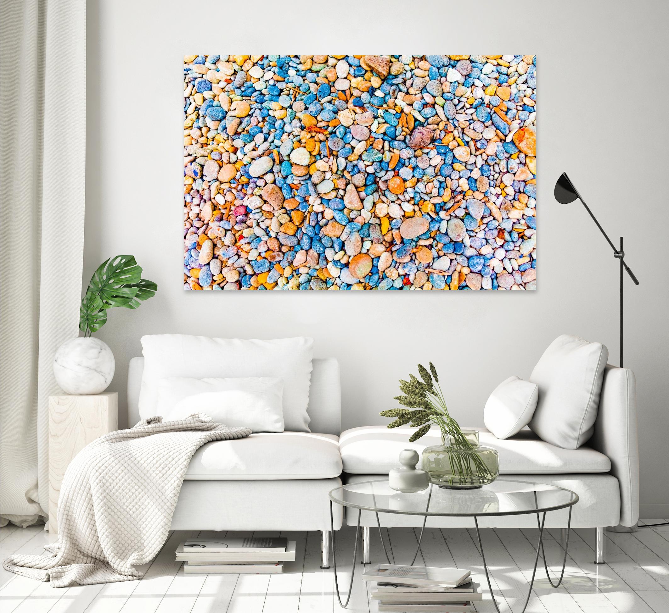 Colorful Beach Rocks by Kyle Goldie on GIANT ART - orange photo art