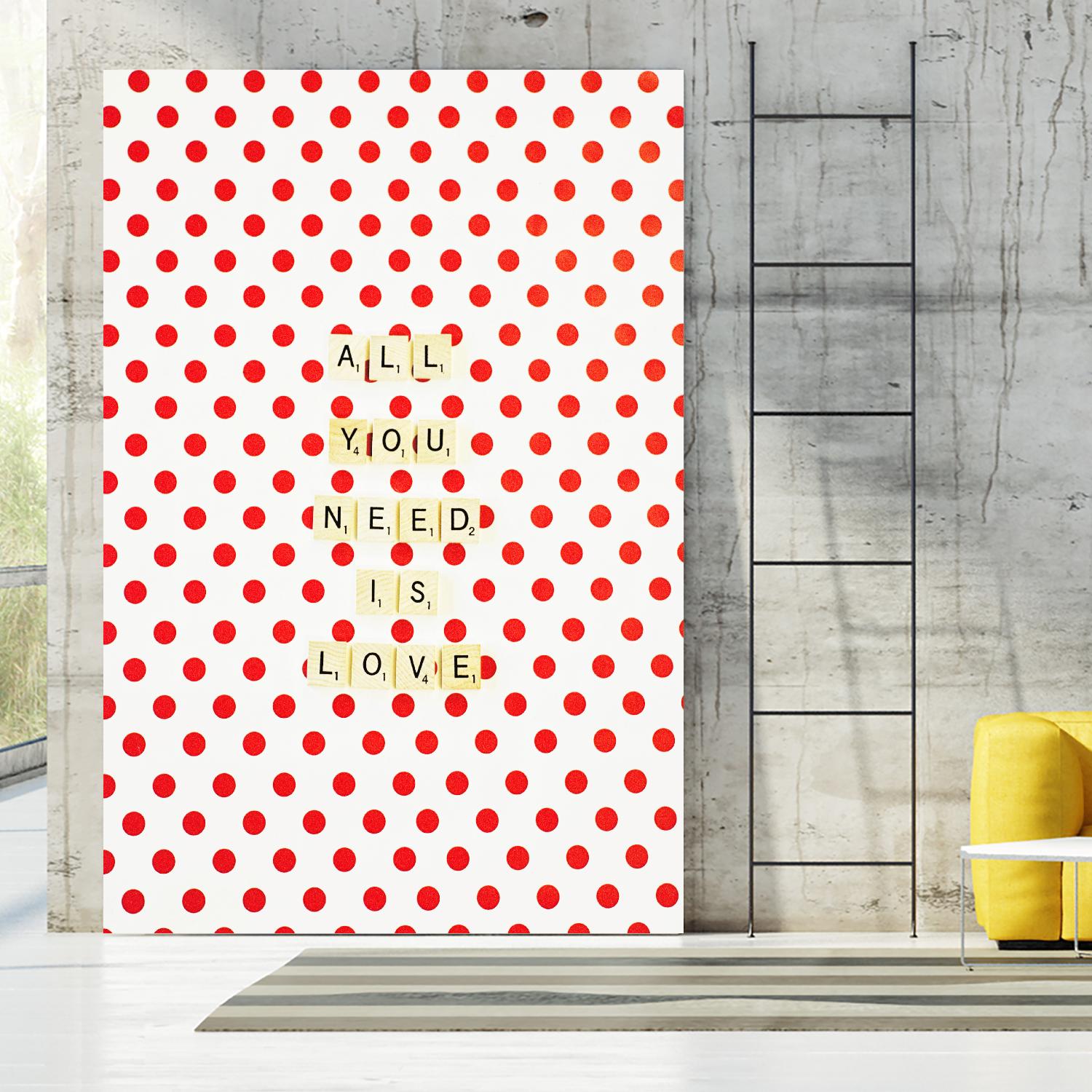 All you Need is Love by Libertad Leal on GIANT ART - white contemporary