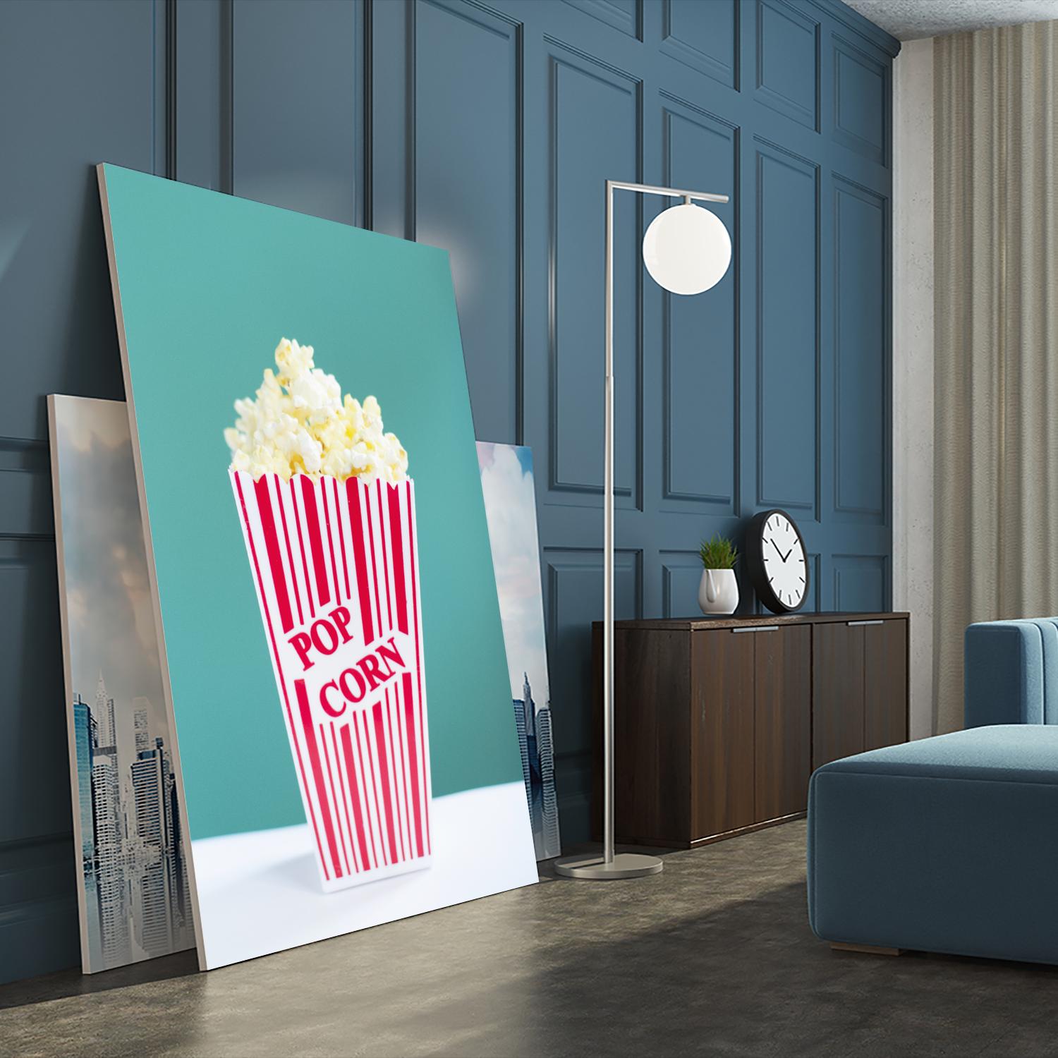 Movie Time by Libertad Leal on GIANT ART - turquoise fruit-food-drink