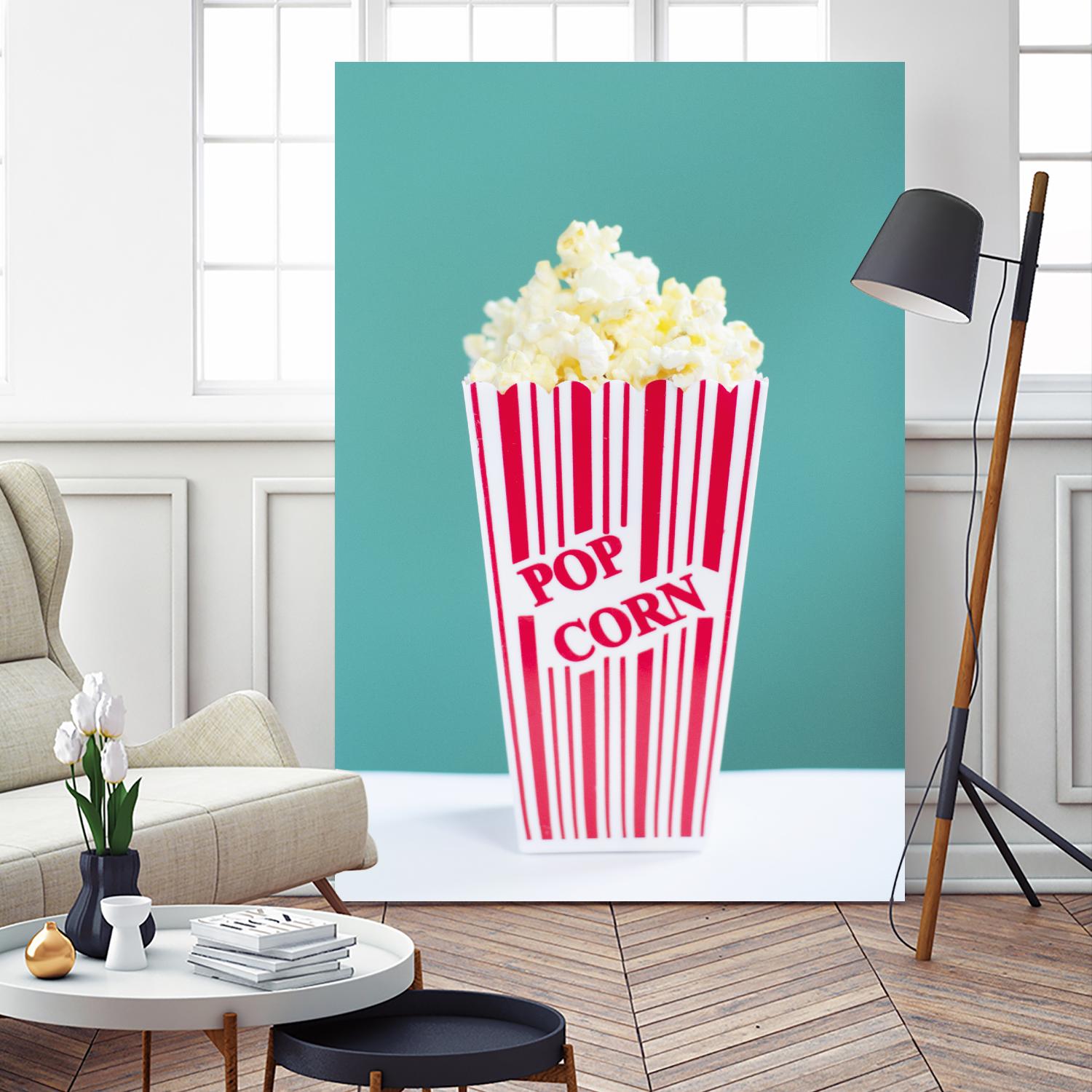 Movie Time by Libertad Leal on GIANT ART - turquoise fruit-food-drink