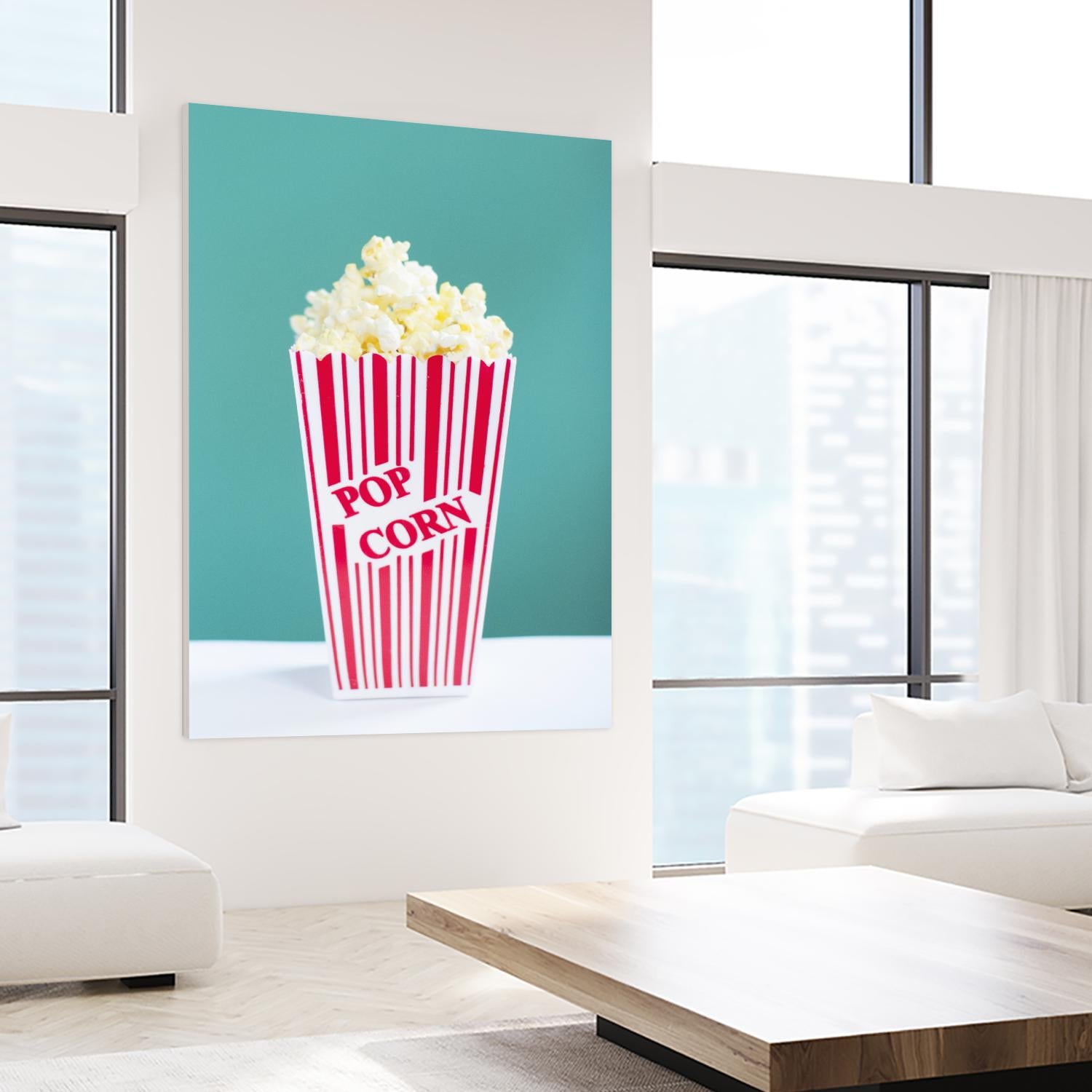 Movie Time by Libertad Leal on GIANT ART - turquoise fruit-food-drink