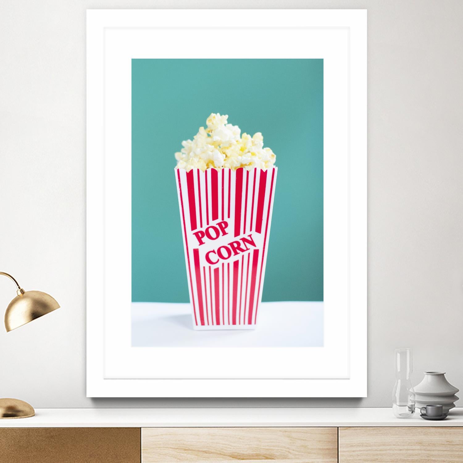 Movie Time by Libertad Leal on GIANT ART - turquoise fruit-food-drink