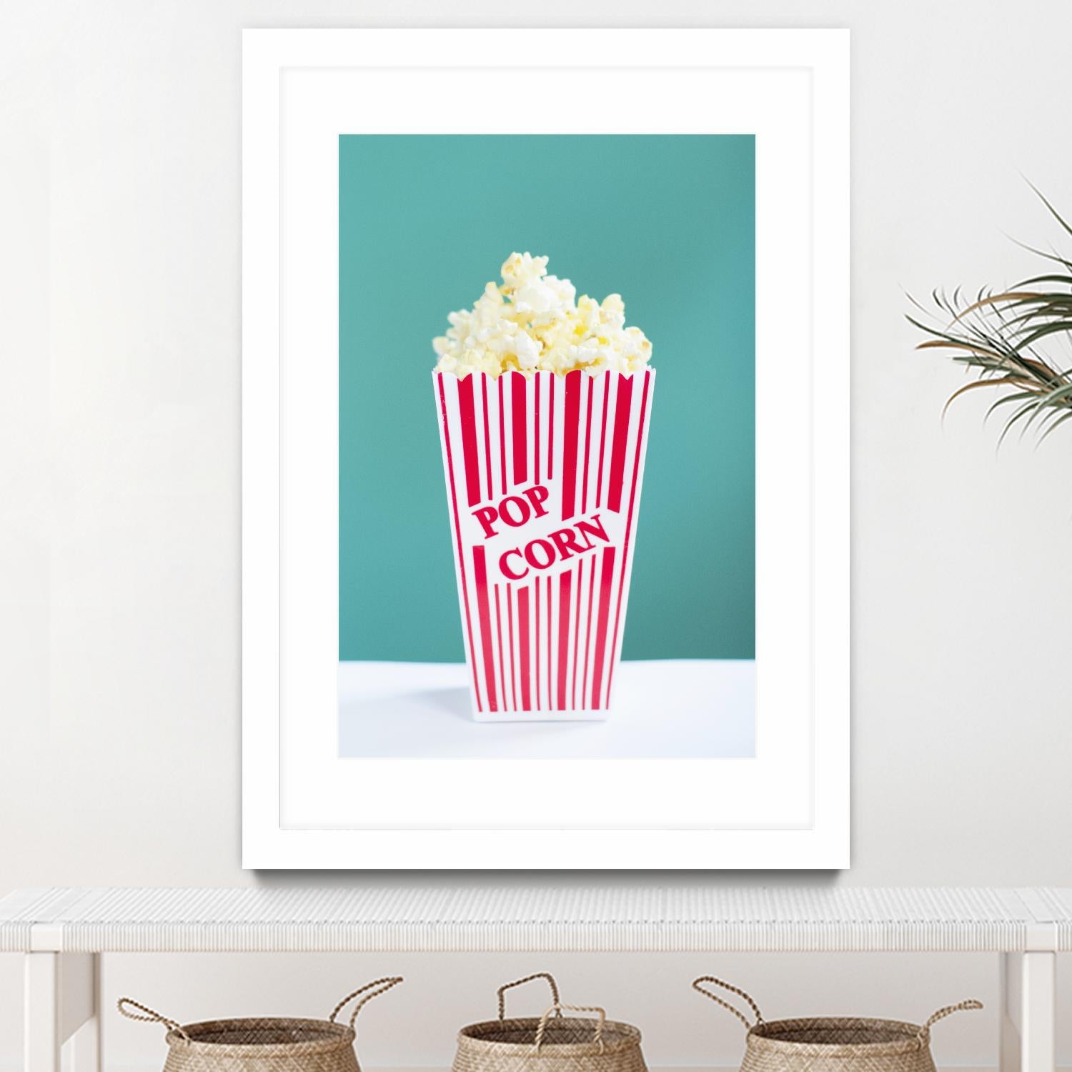 Movie Time by Libertad Leal on GIANT ART - turquoise fruit-food-drink