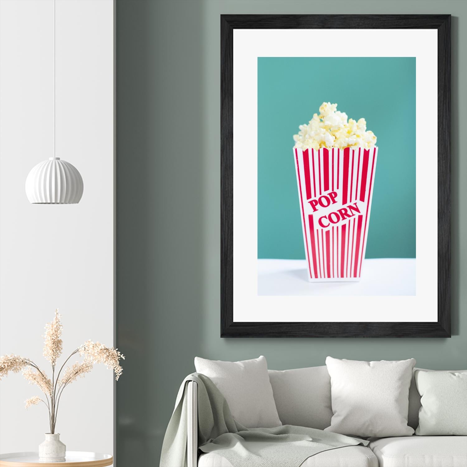 Movie Time by Libertad Leal on GIANT ART - turquoise fruit-food-drink